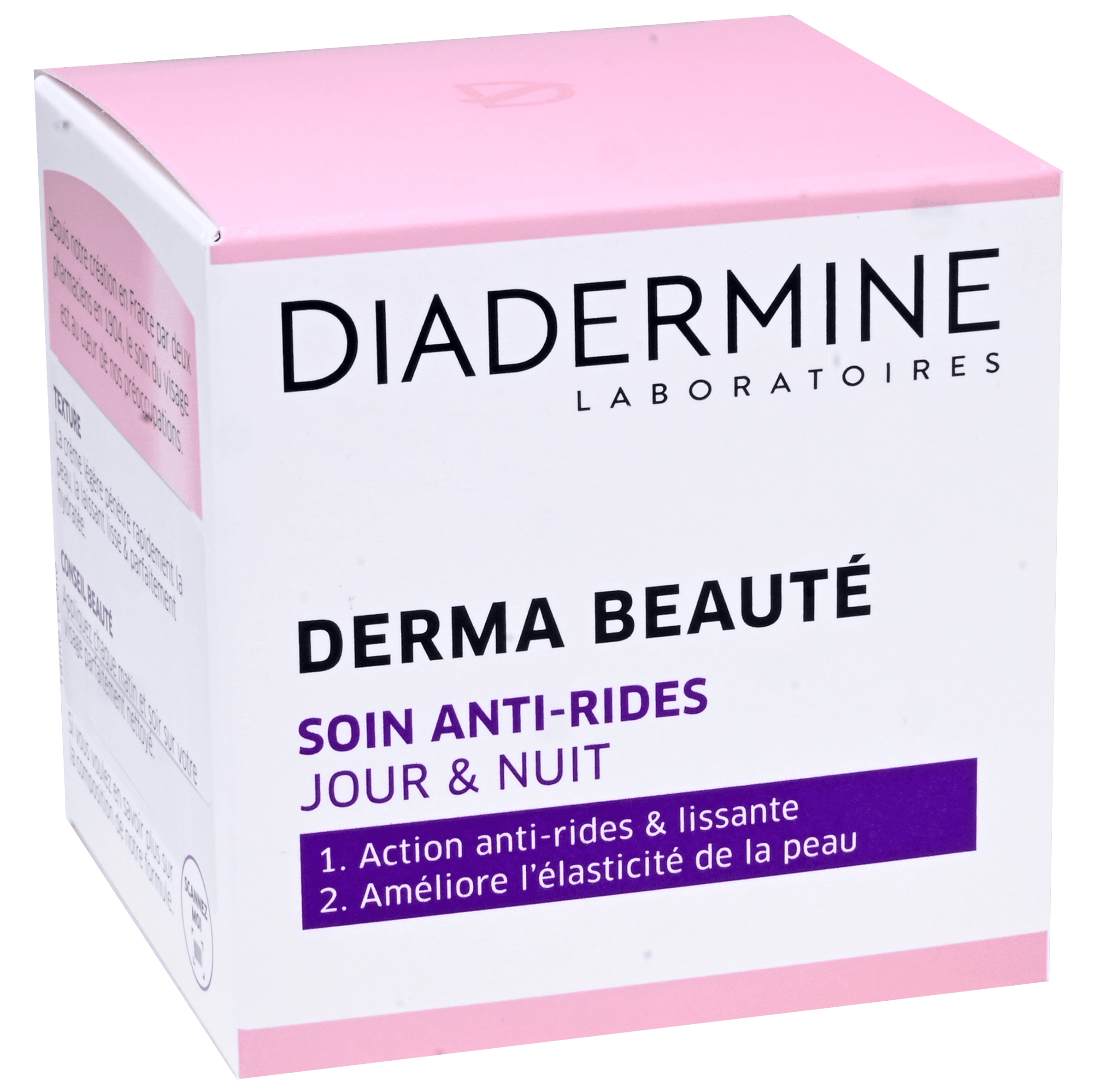 2 potten Diadermine Dagcrème Derma Beauty Anti Rimpel 50ml