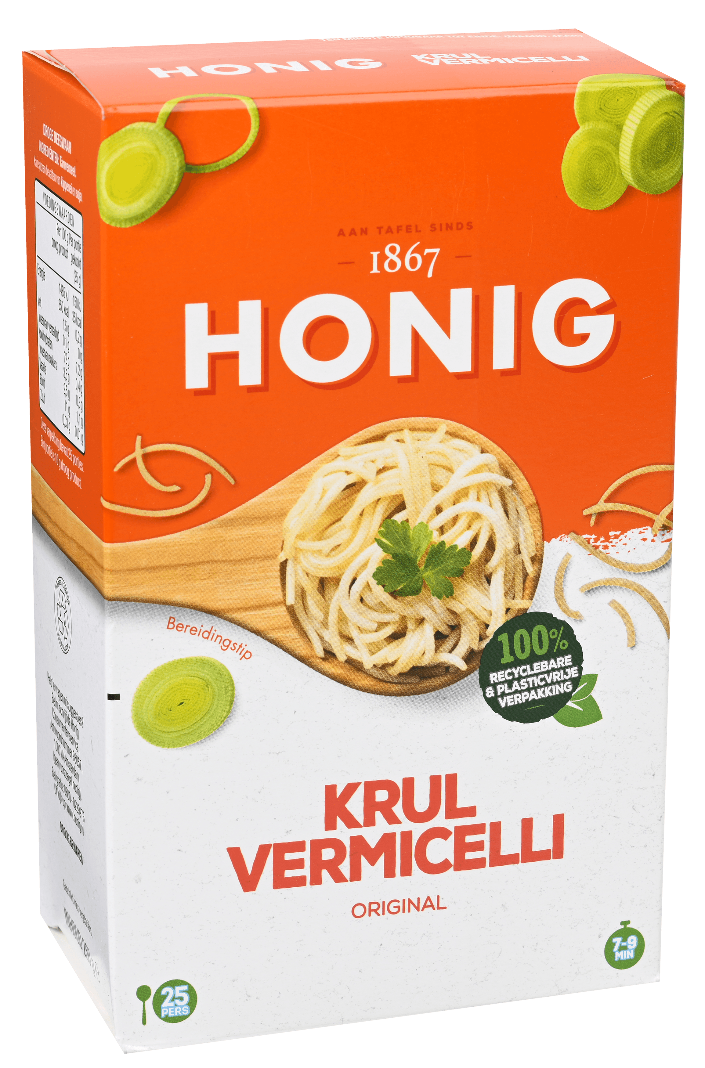 3 pakken Honig Krul Vermicelli 250g