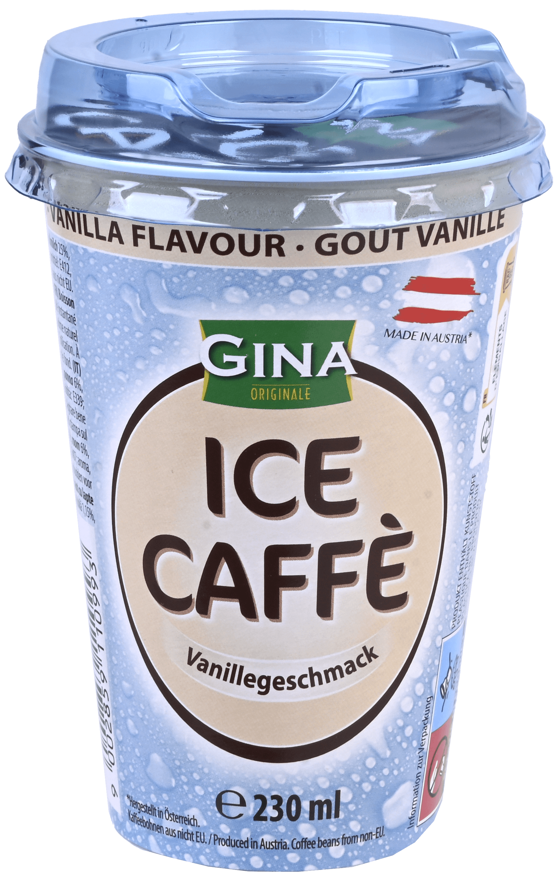2 bekers IJskoffie Vanille 230ml