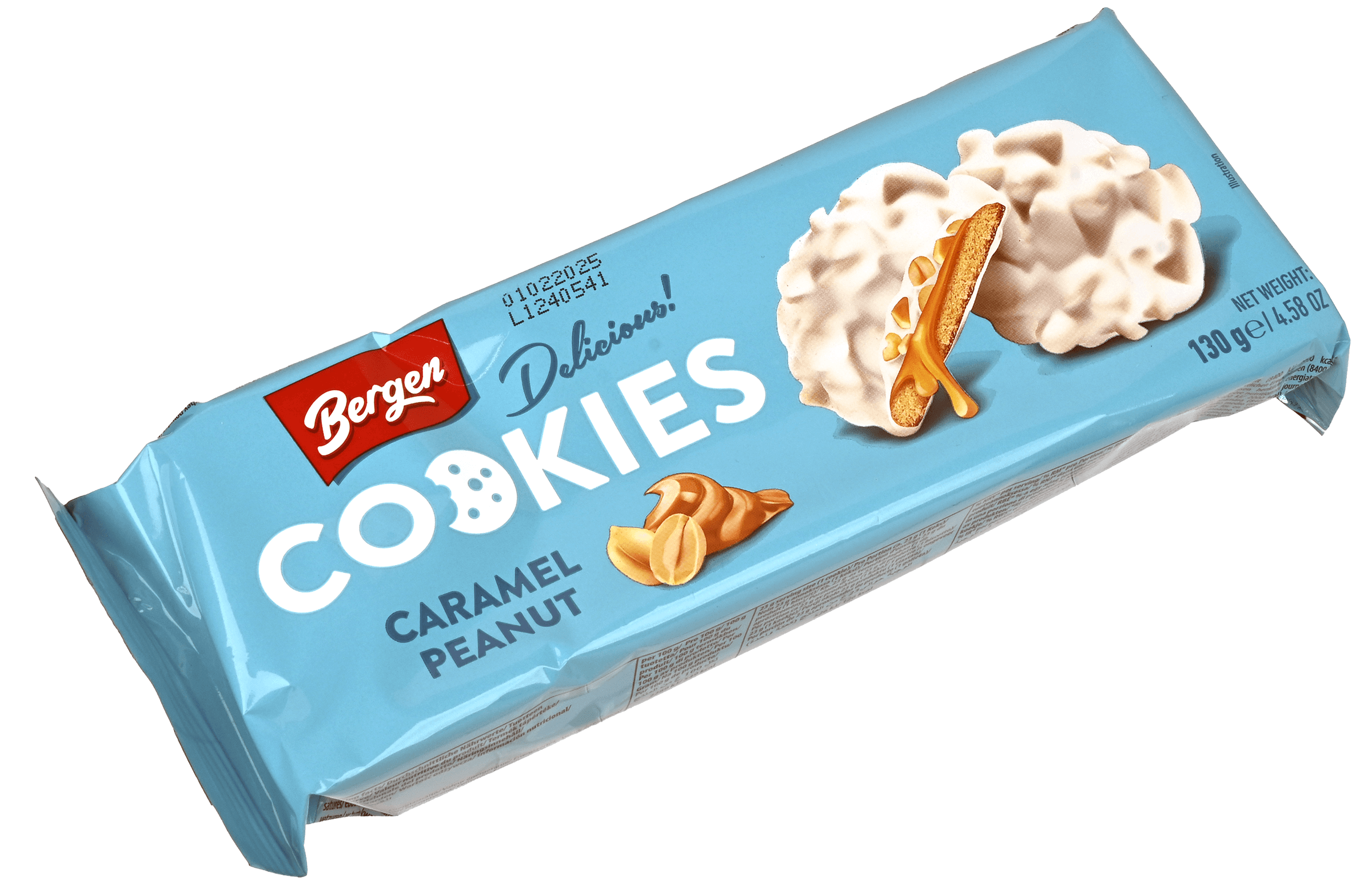 2 pakken Filled Cookies Caramel & Peanut 130g