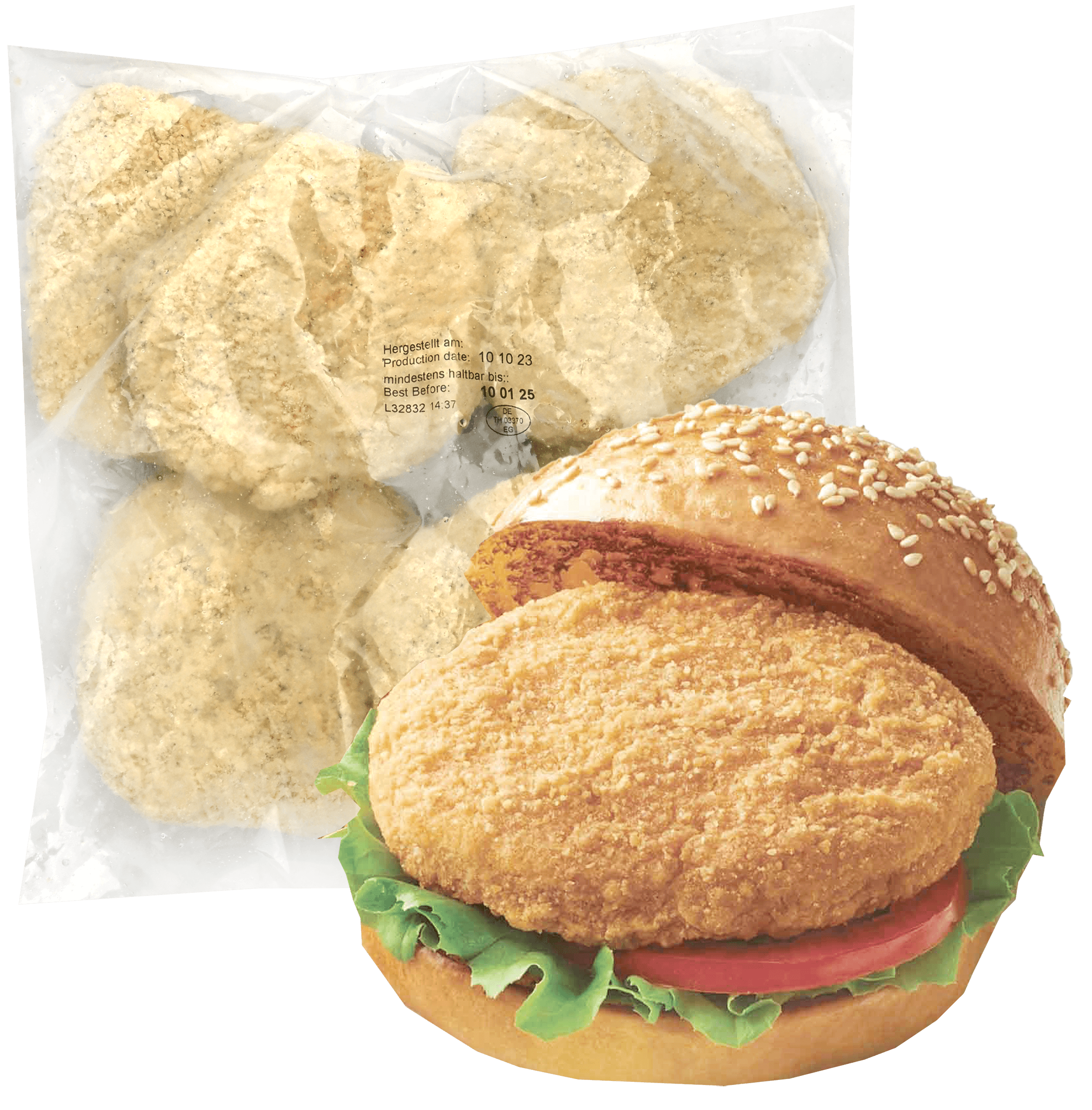 Big Tasty Chicken Patty Burger 960g