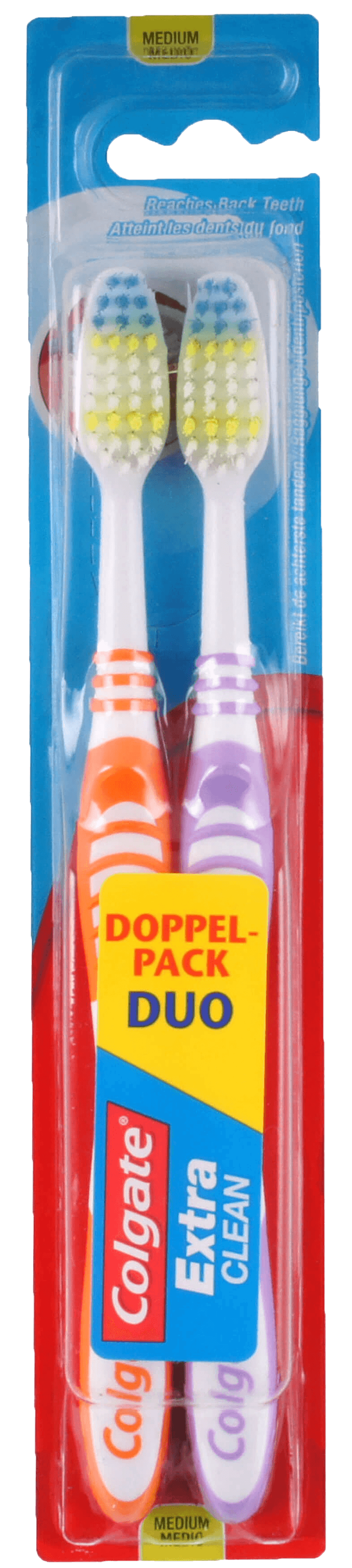Colgate Tandenborstel Extra Clean Medium 2st