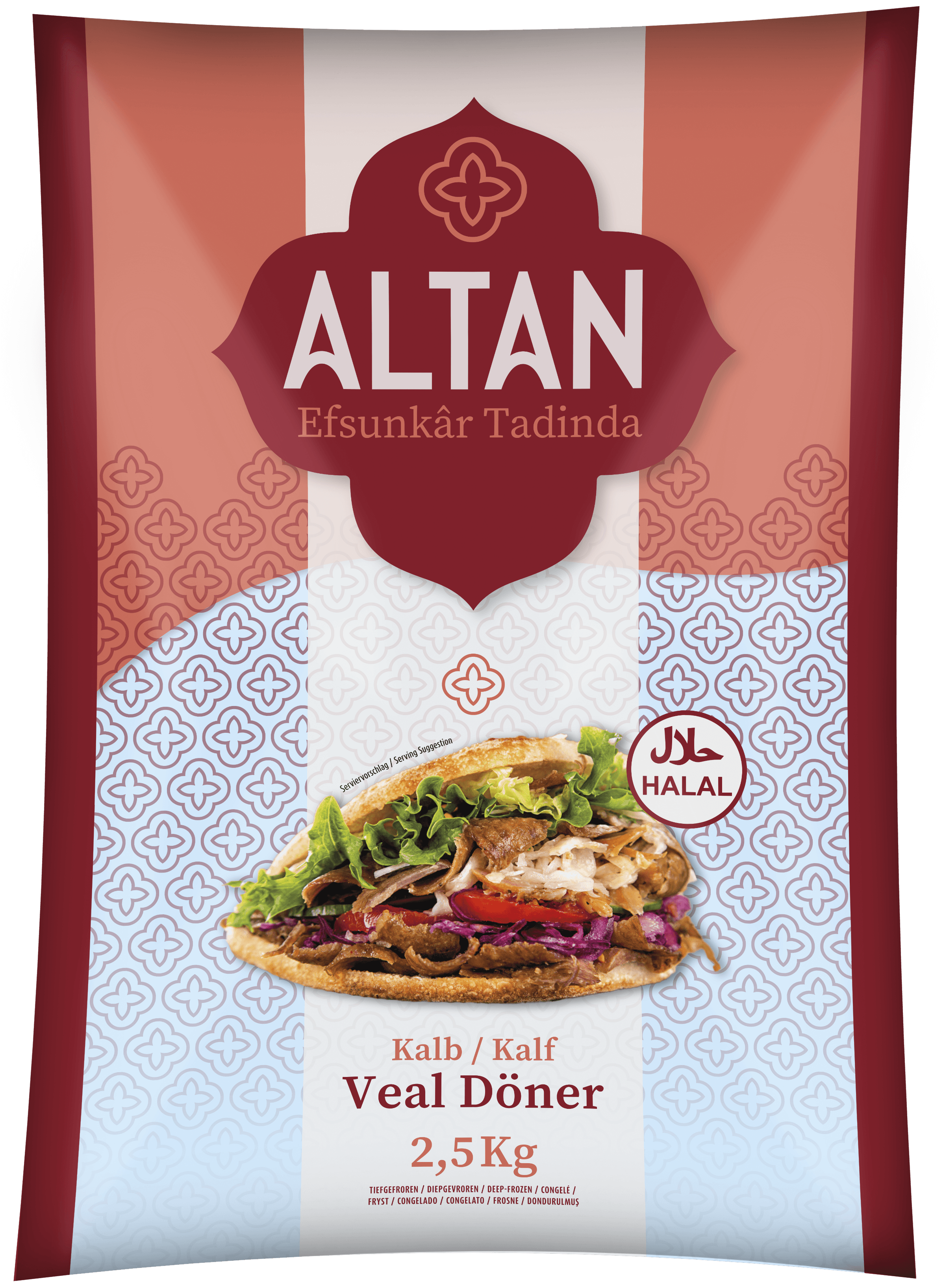 Altan Döner Kebab Kalf gesneden 2,5kg thumbnail 1