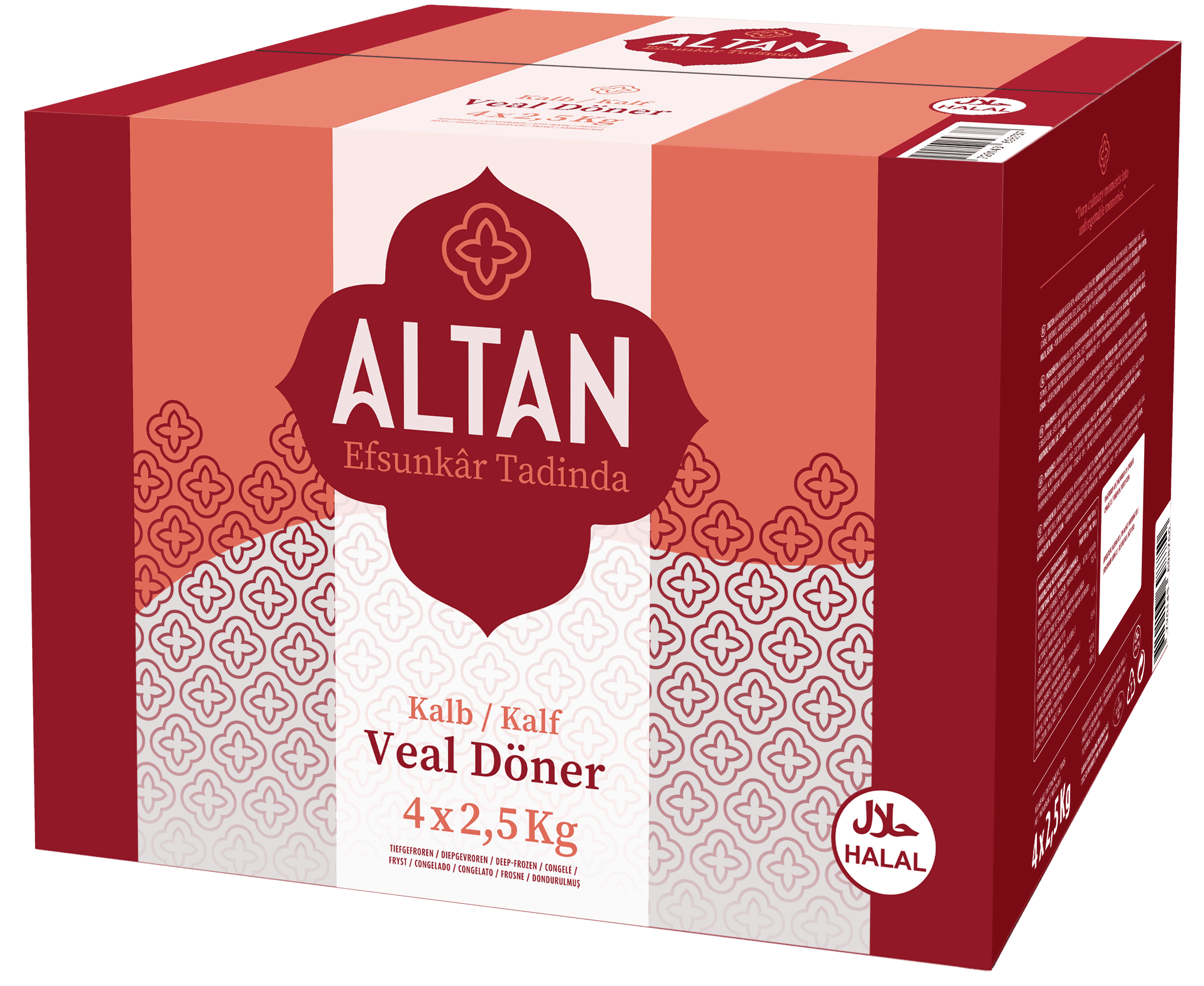 Altan Döner Kebab Kalf gesneden 2,5kg thumbnail 2