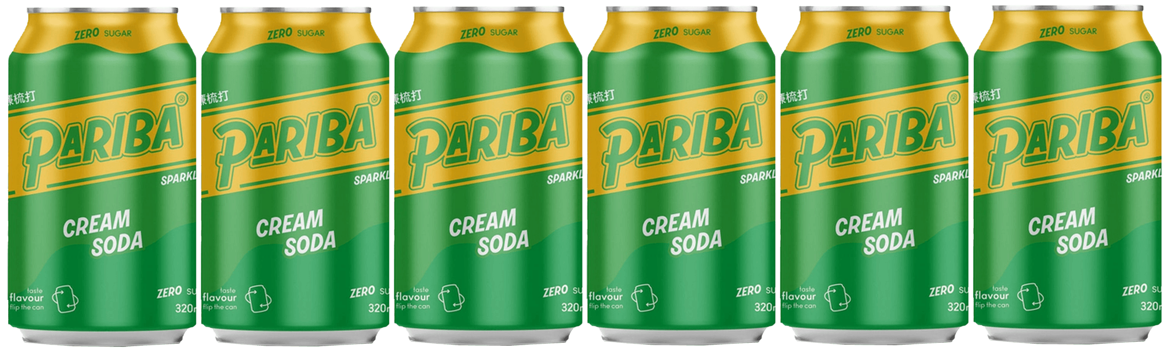 Pariba Cream Soda 6x320ml thumbnail 1