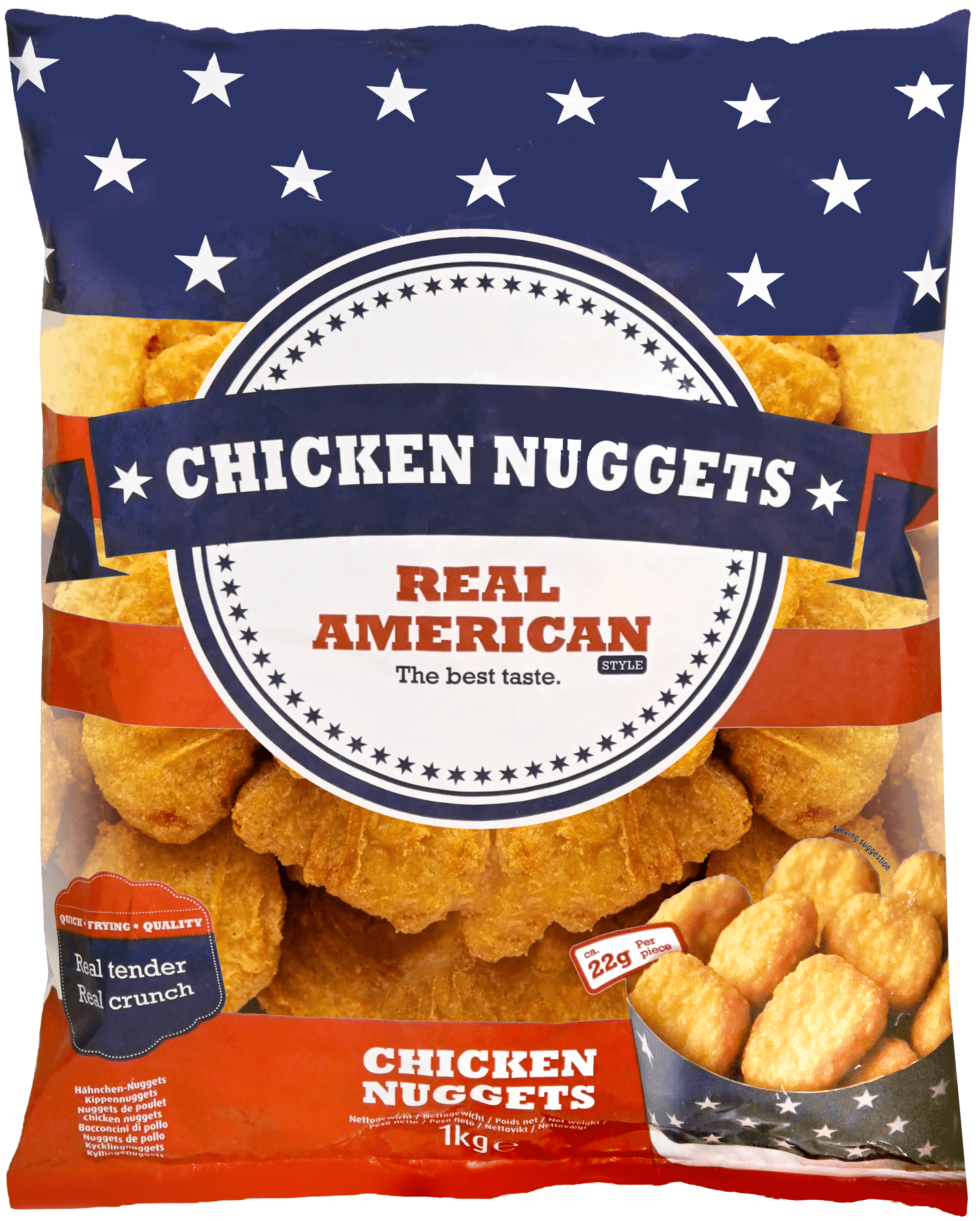 Real American Chicken Nuggets ca. 1kg