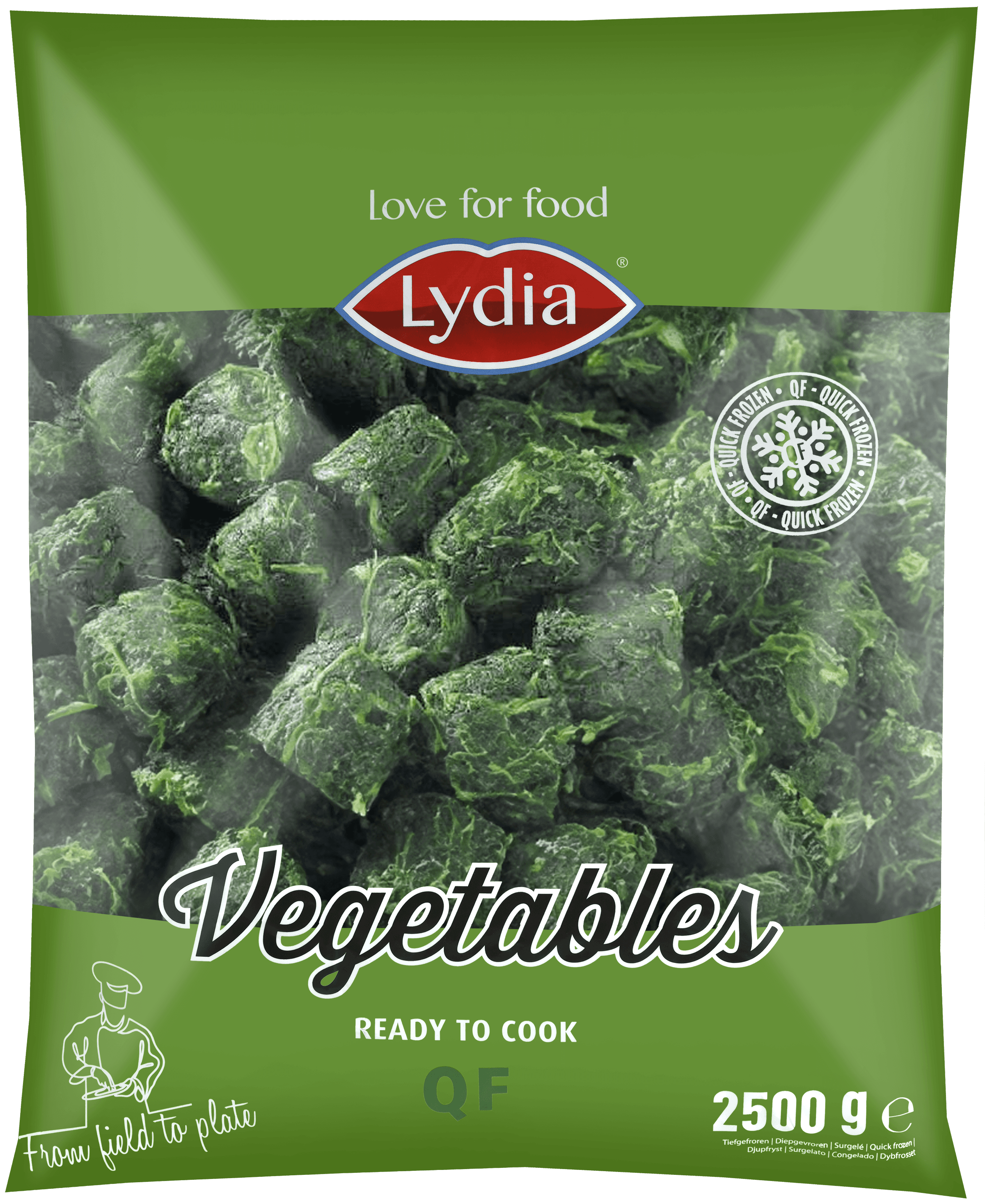 Lydia Bladspinazie Porties 20g 2,5kg