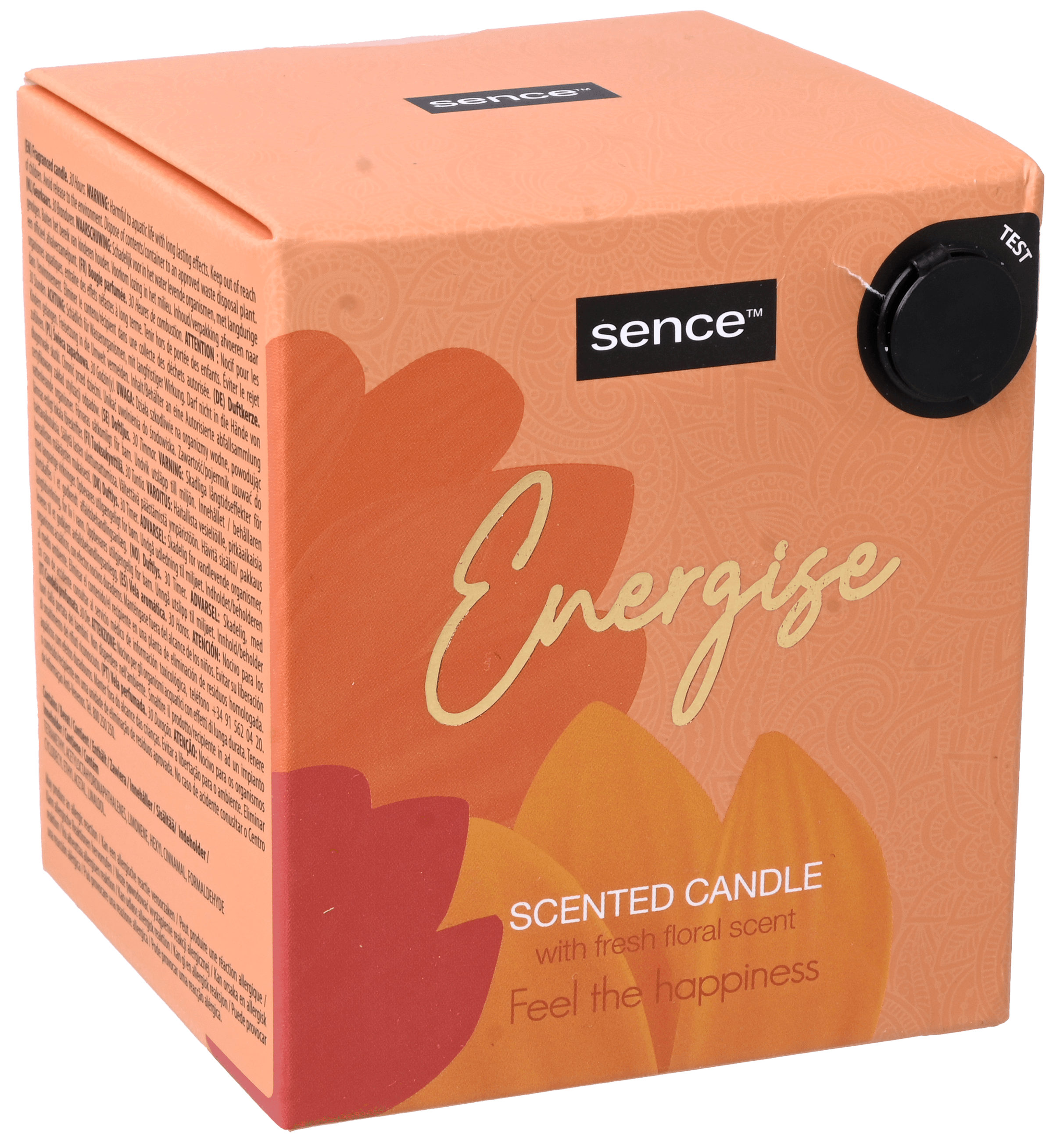 2 stuks Sence Wellness Geurkaars Energise 125g