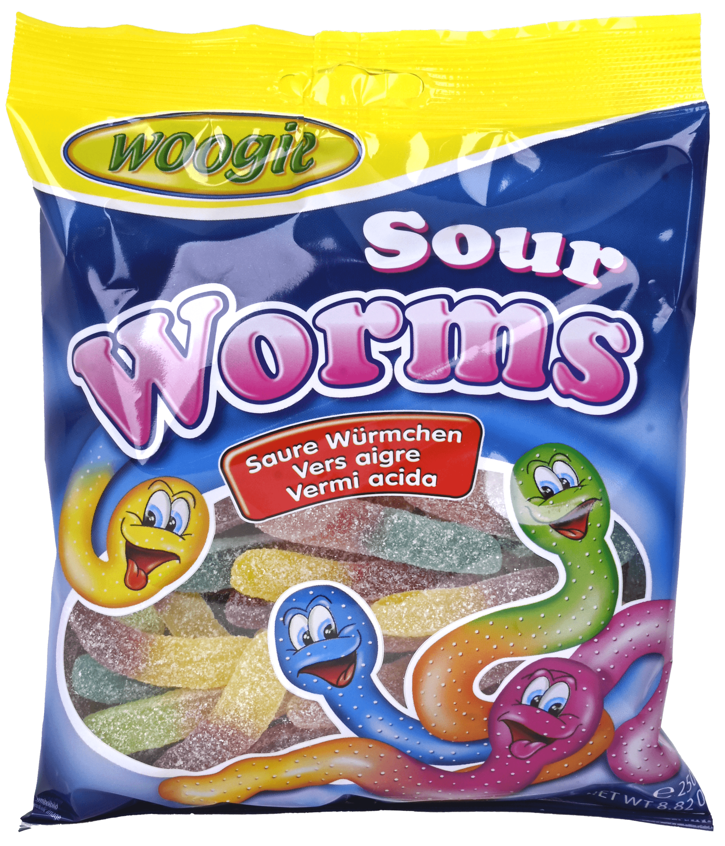 2 zakken Zure Wormen 250g