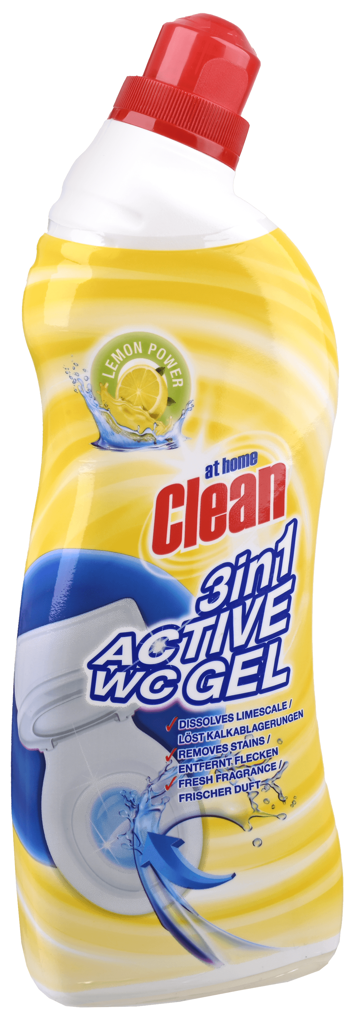 2 flessen At Home Toiletreiniger Lemon 750ml