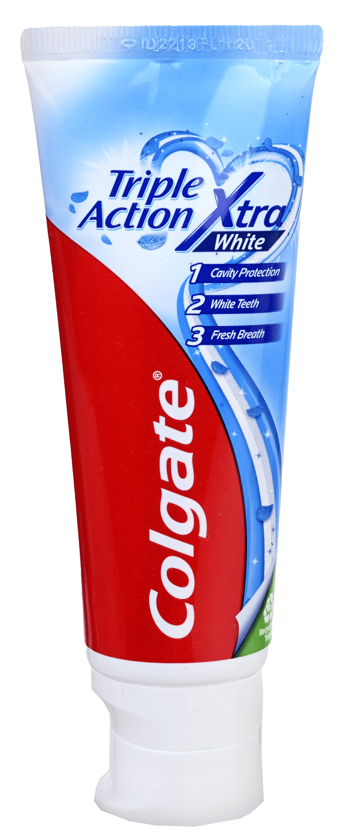 2 tubes Colgate TCOLGATE Tandpasta Triple Action & Whitening 75ml
