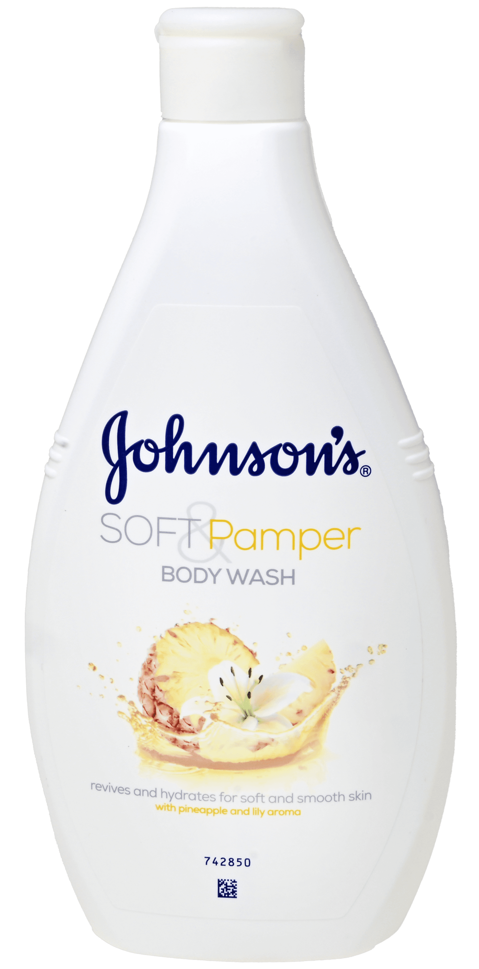 2 flessen Johnson's Douche Soft & Pamper 400ml