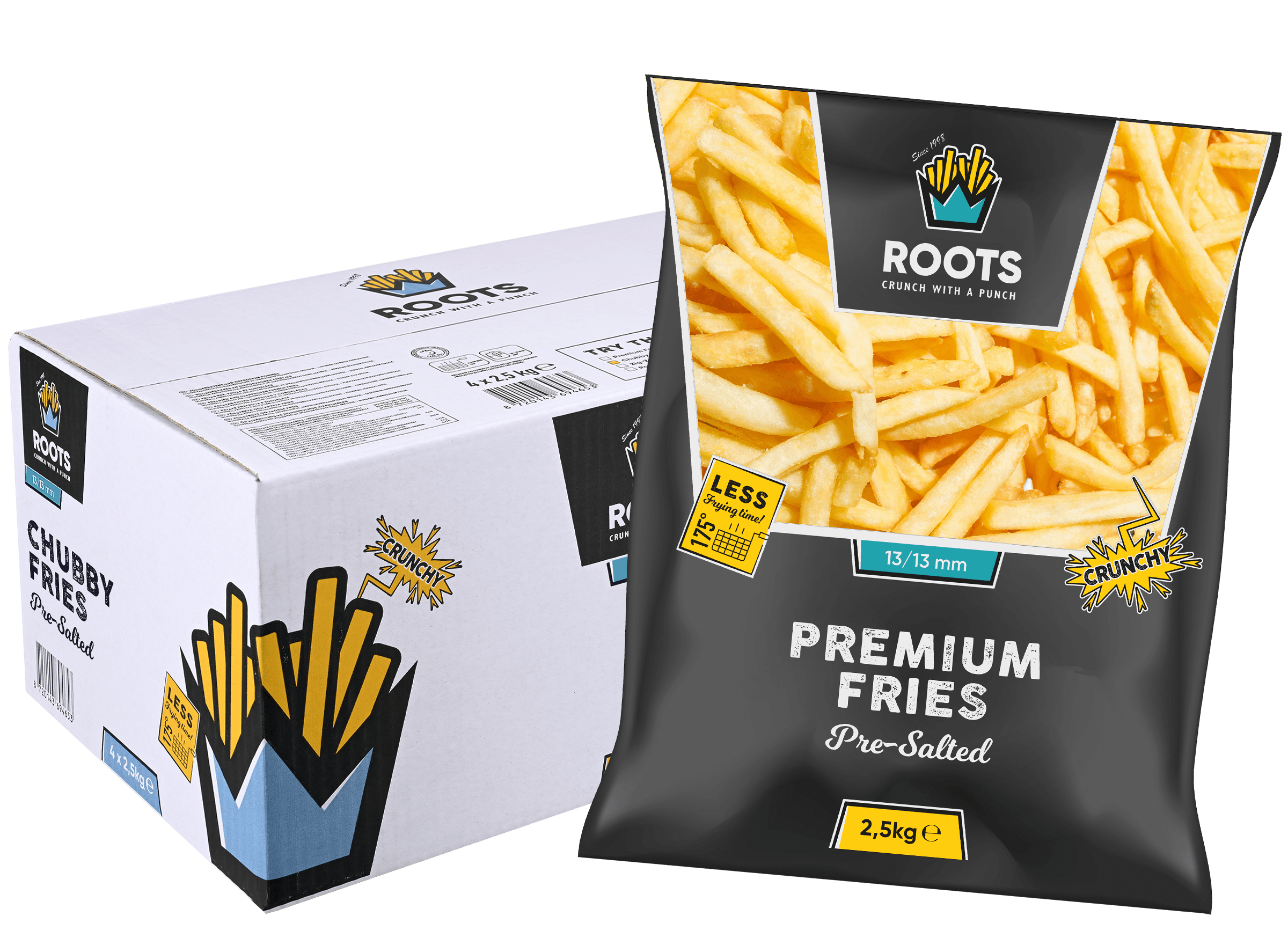 Roots Chubby Fries 13x13mm 2,5kg thumbnail 1