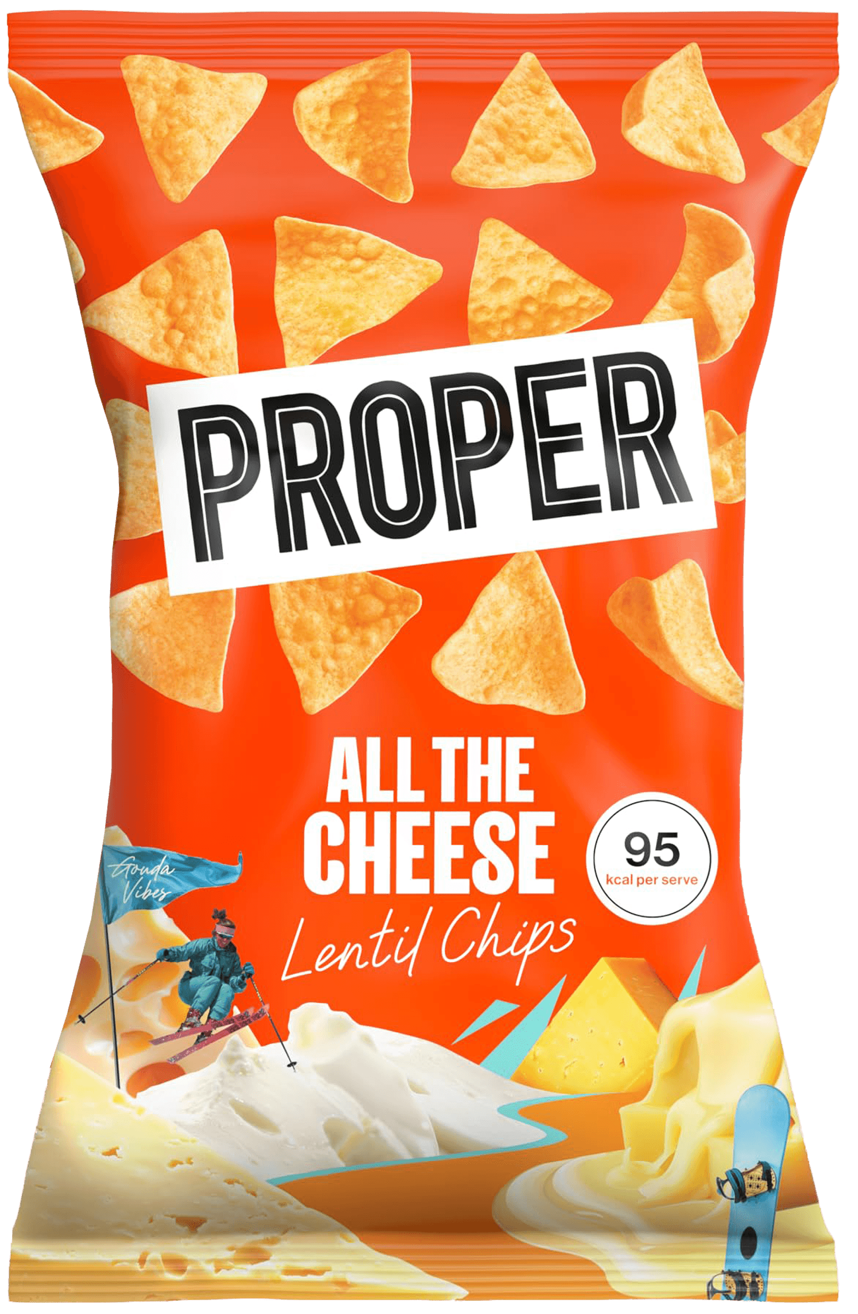 4 zakken Proper Chips All the Cheese 85g