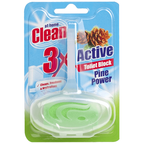 8 stuks At Home Clean Toiletblok Pine 40g