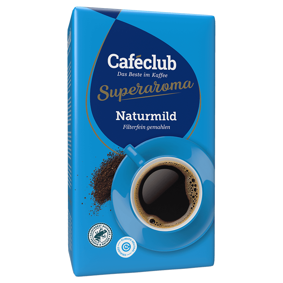 CAFËCLUB Naturmild 500g