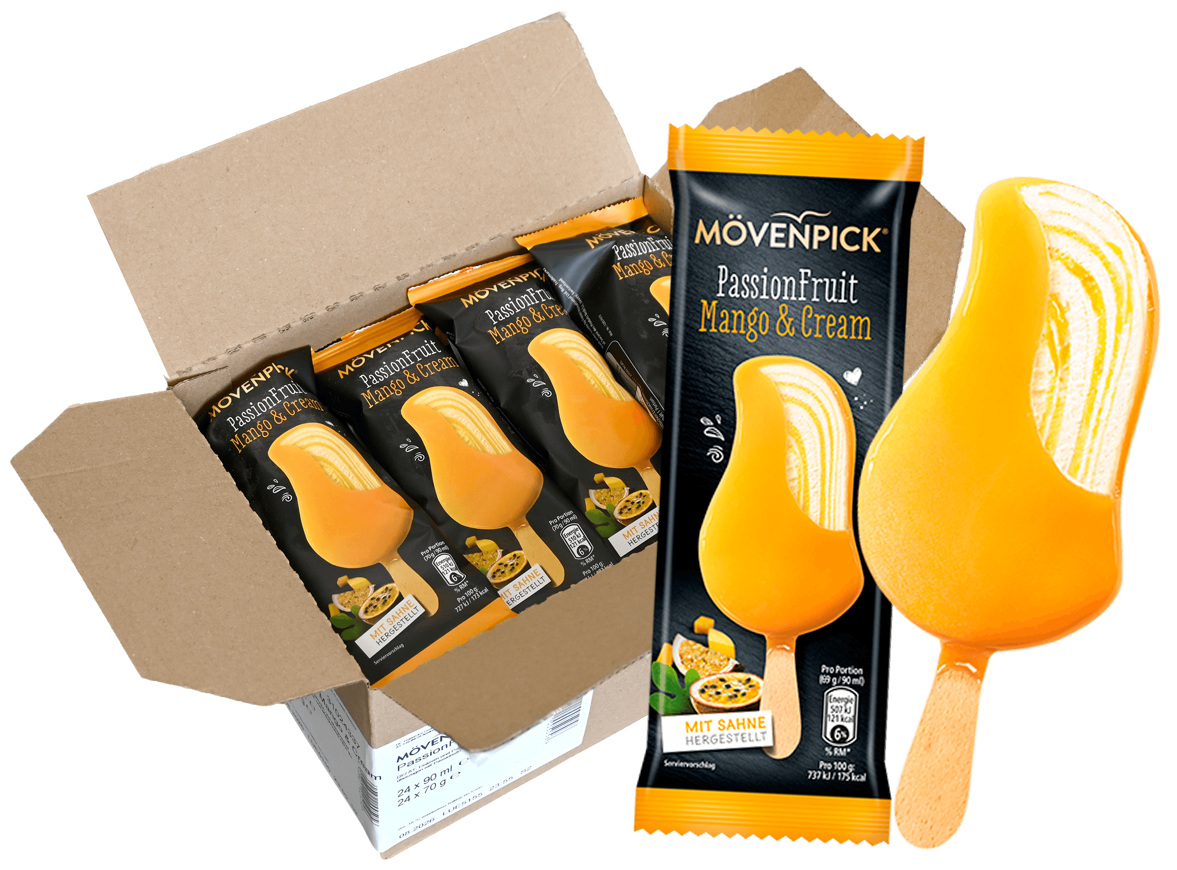 Movenpick passion fruit 24x90ml