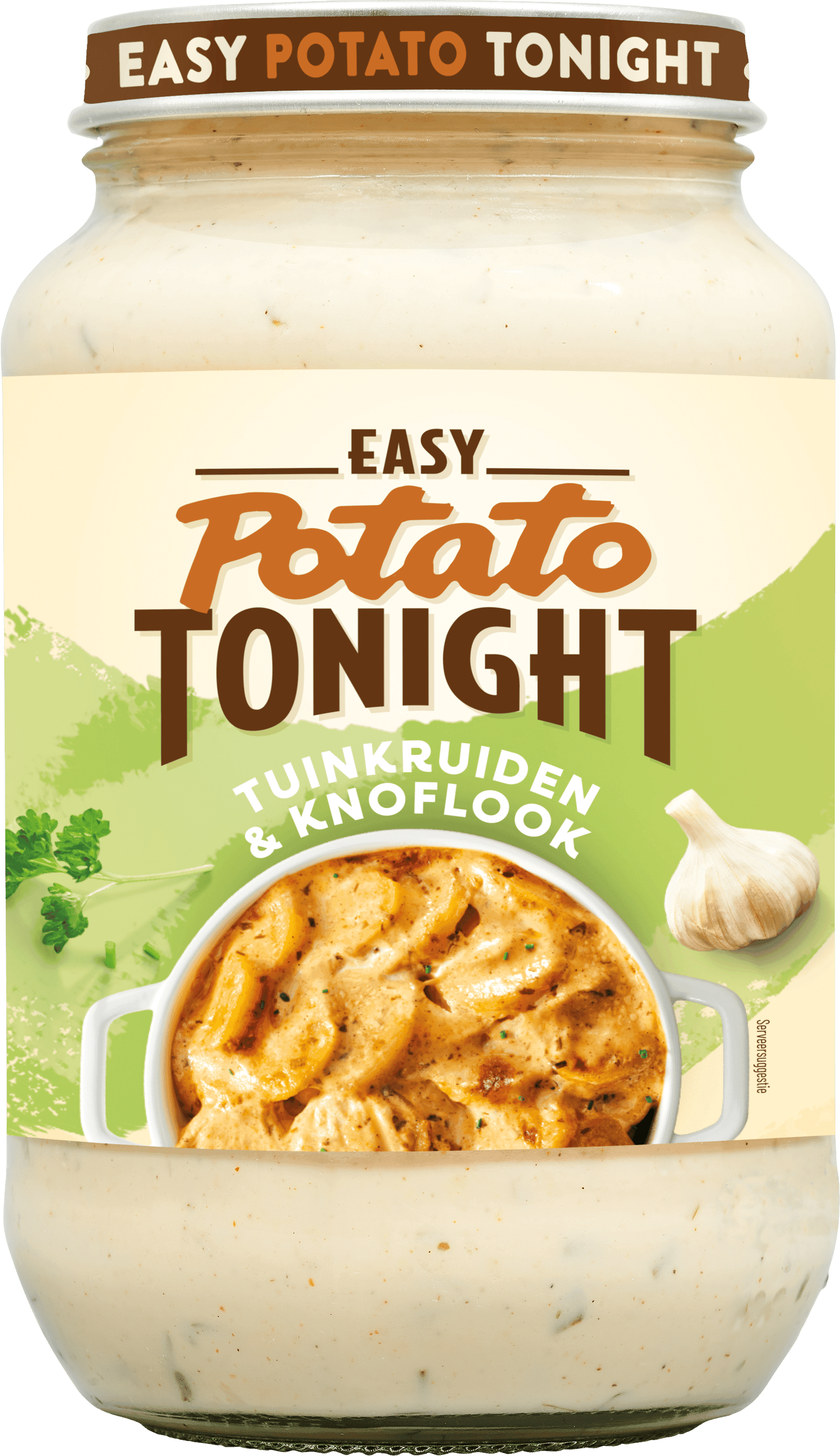 4 potten Easy Potato Tonight Tuinkruiden & Knoflook 405gr