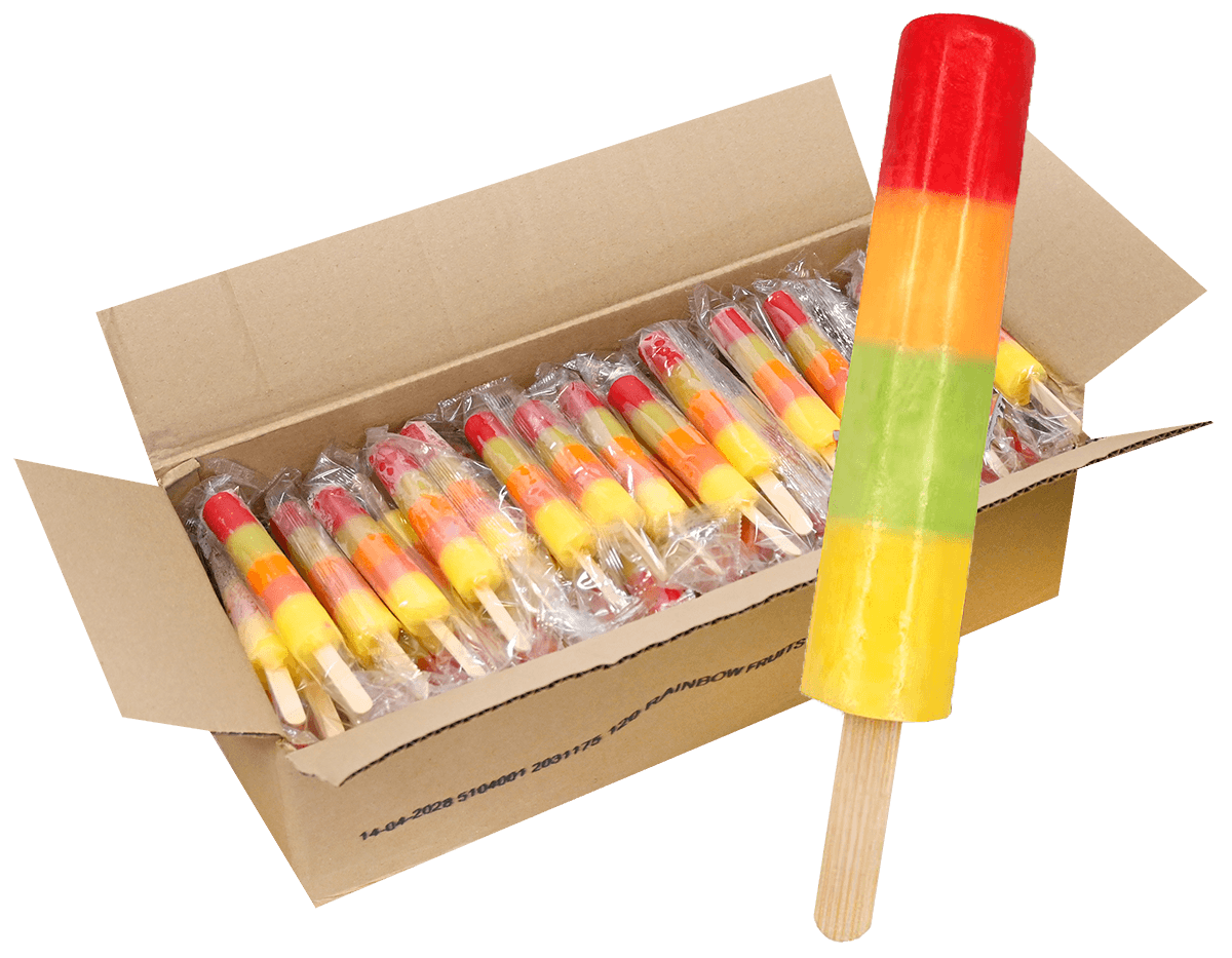 Froneri Regenboog Fruit ijsjes 100x40 ML