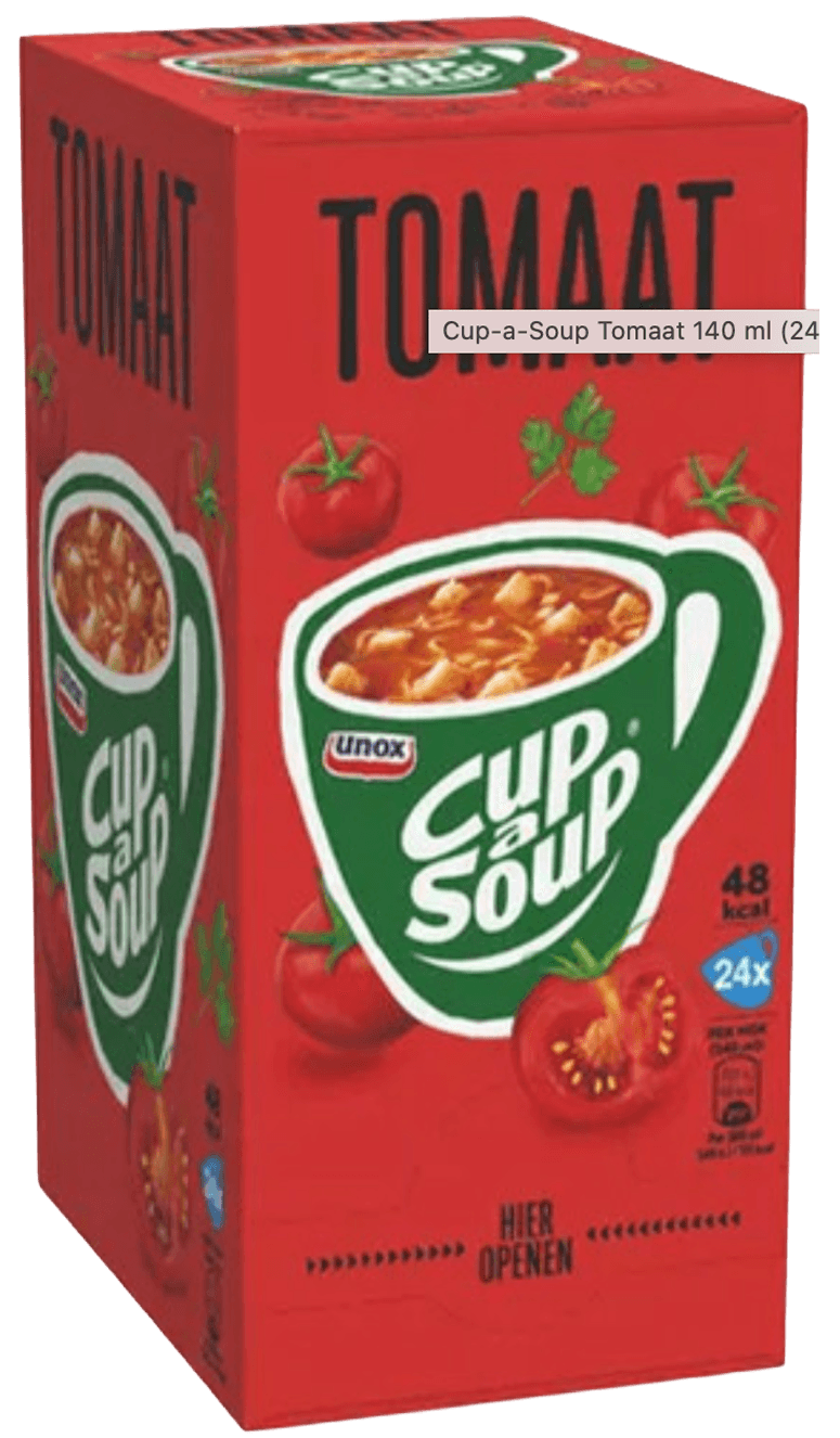 Unox Cup a Soup Tomaat 24x14gr