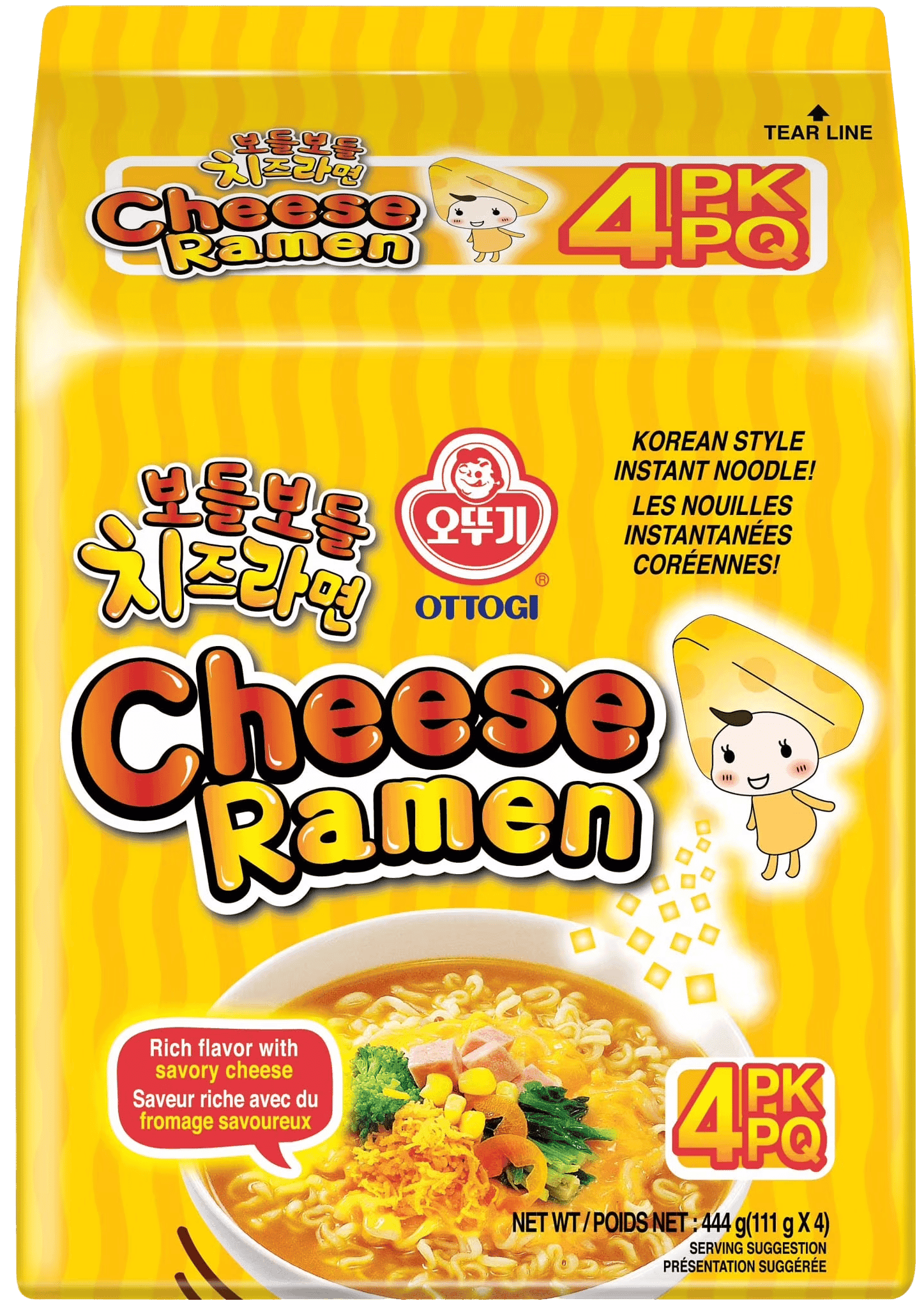 8 Zakken Ottogi Boduel Cheese ramen 110gr