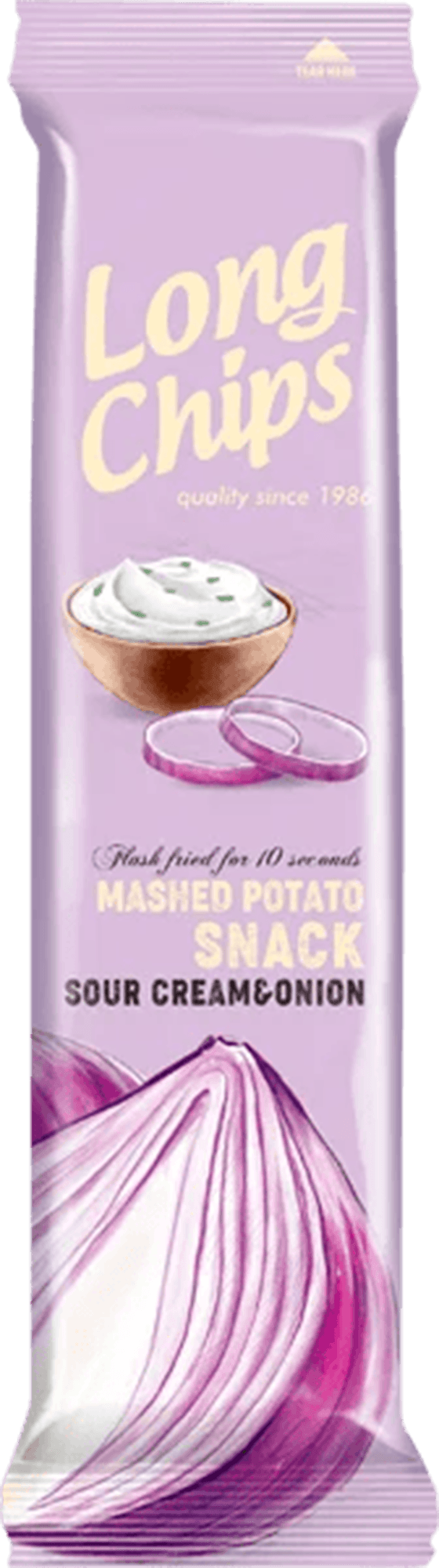 5 Zakken Longchips Sour Cream & Onion 75gr