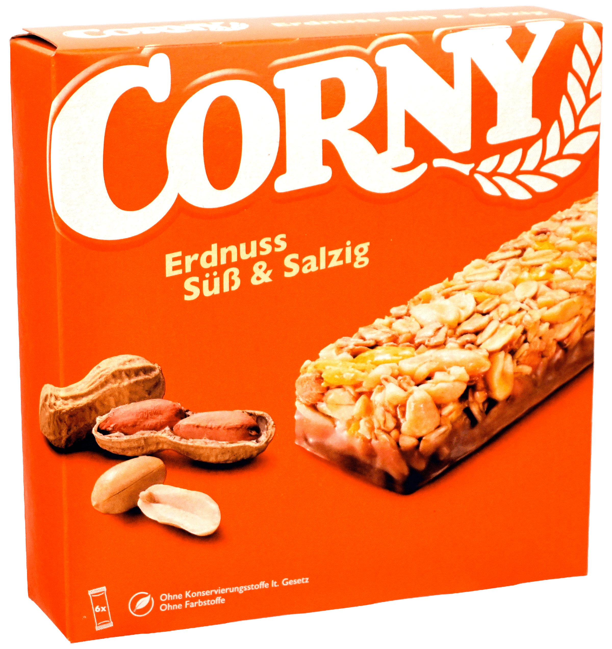2 pakken Corny Zoet & Zout Notenreep 150g