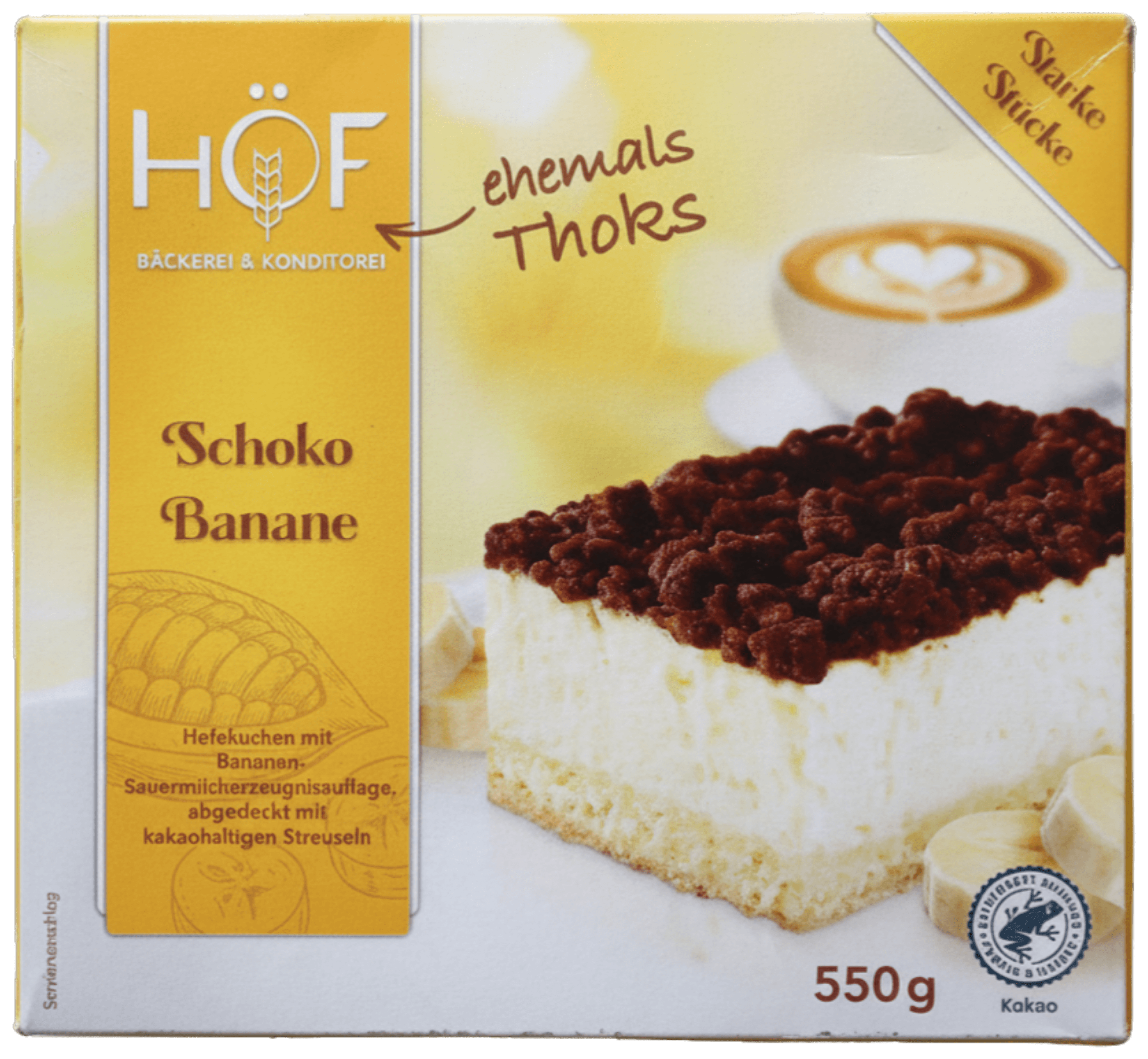 Höf Banaan-chocolade cake 550gr thumbnail 1
