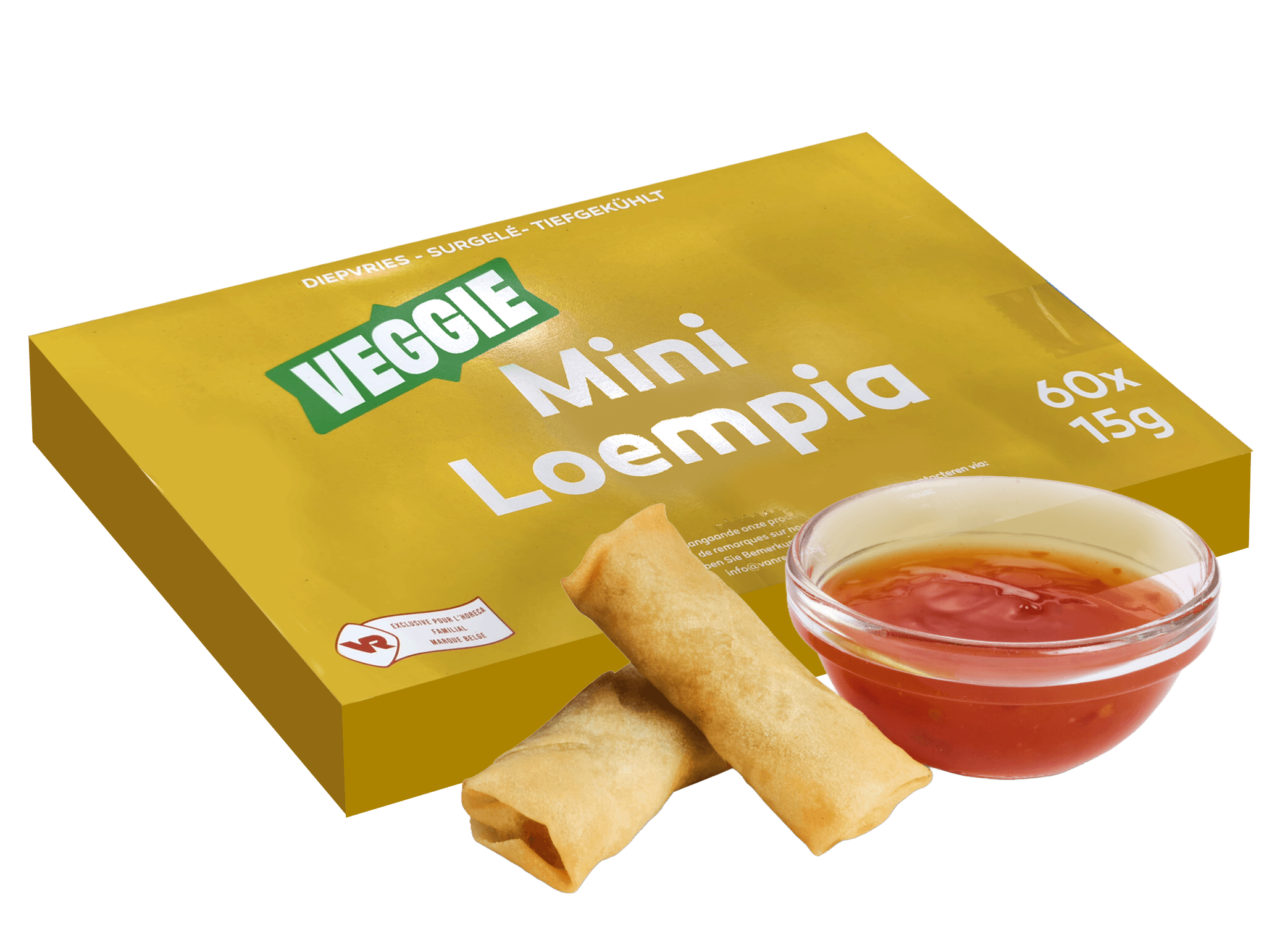 Mini loempia Veggie 60x15g