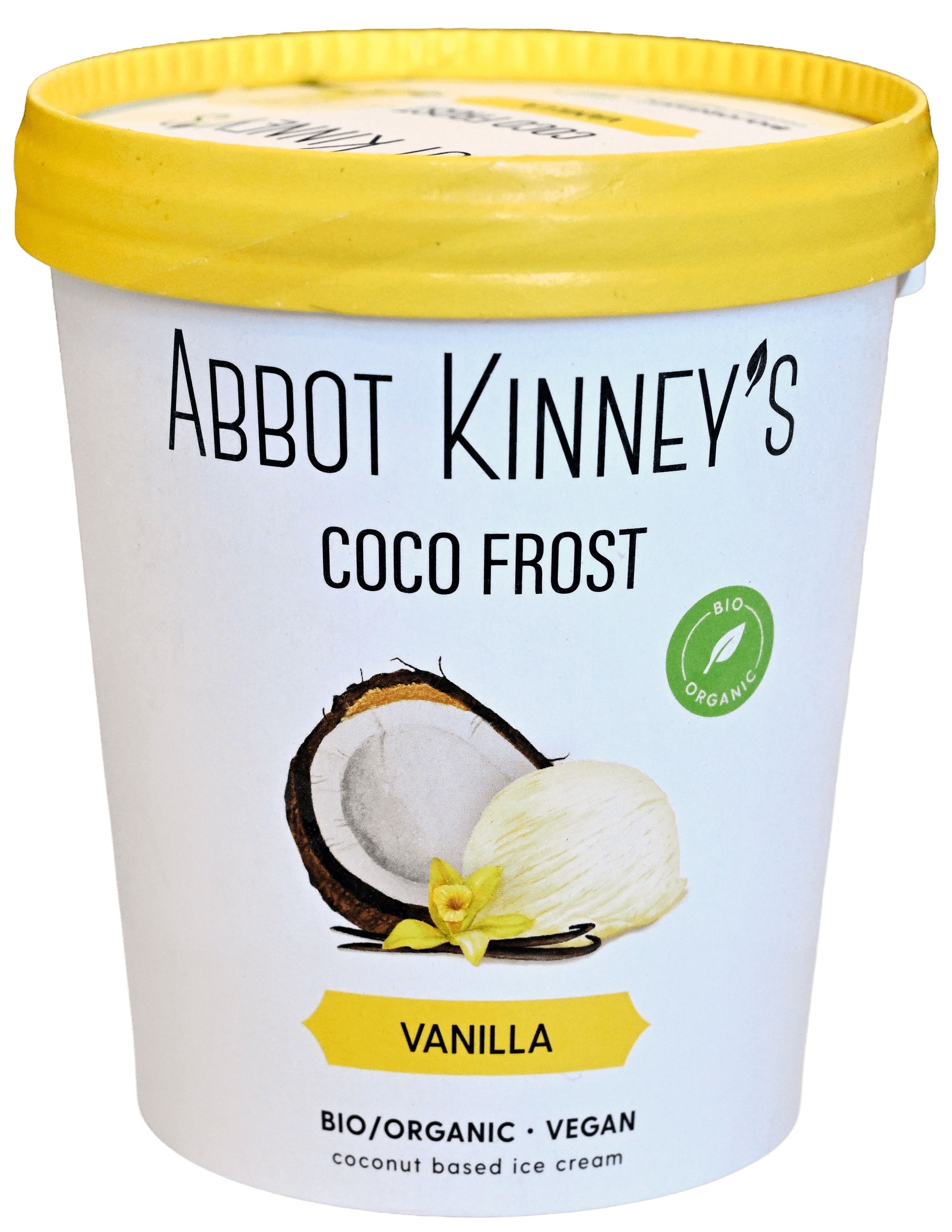 2 bekers Abbot Kinney's Coco frost vanilla 475 ml