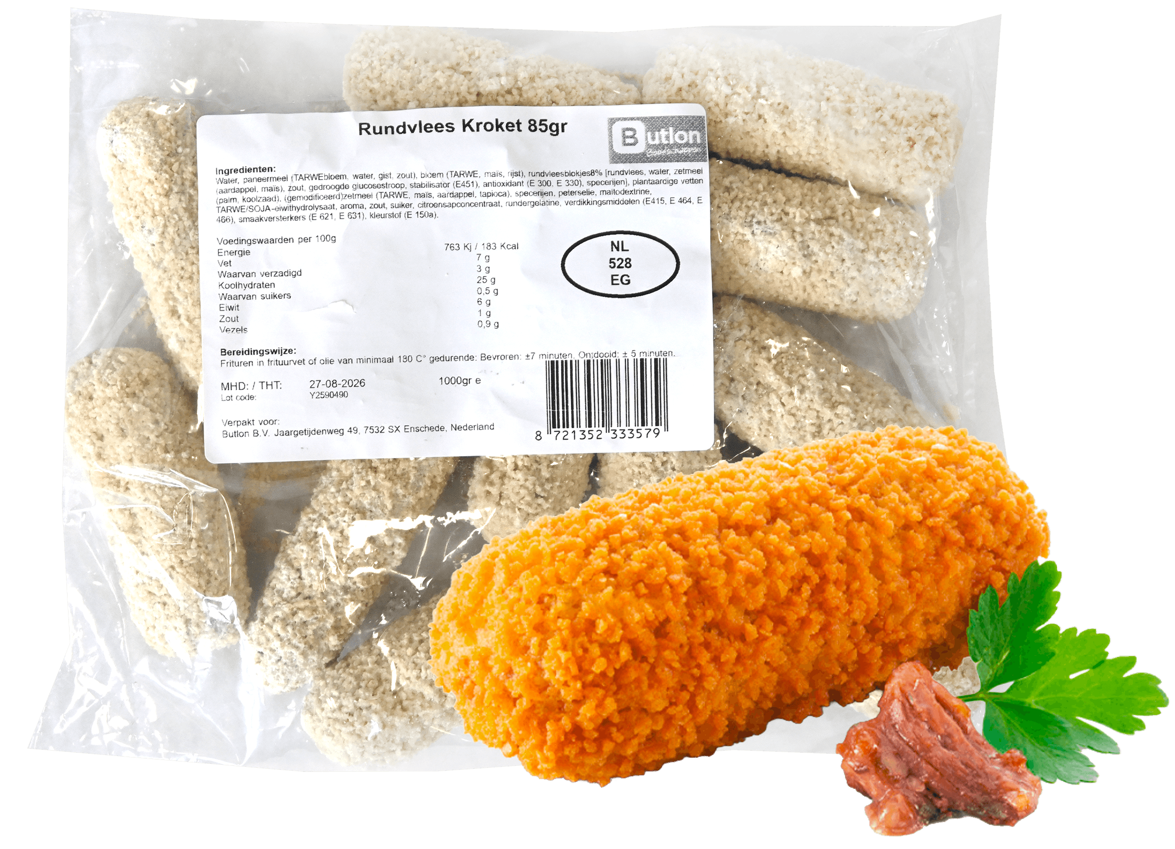 DJVO Rundvlees Kroket 1kg