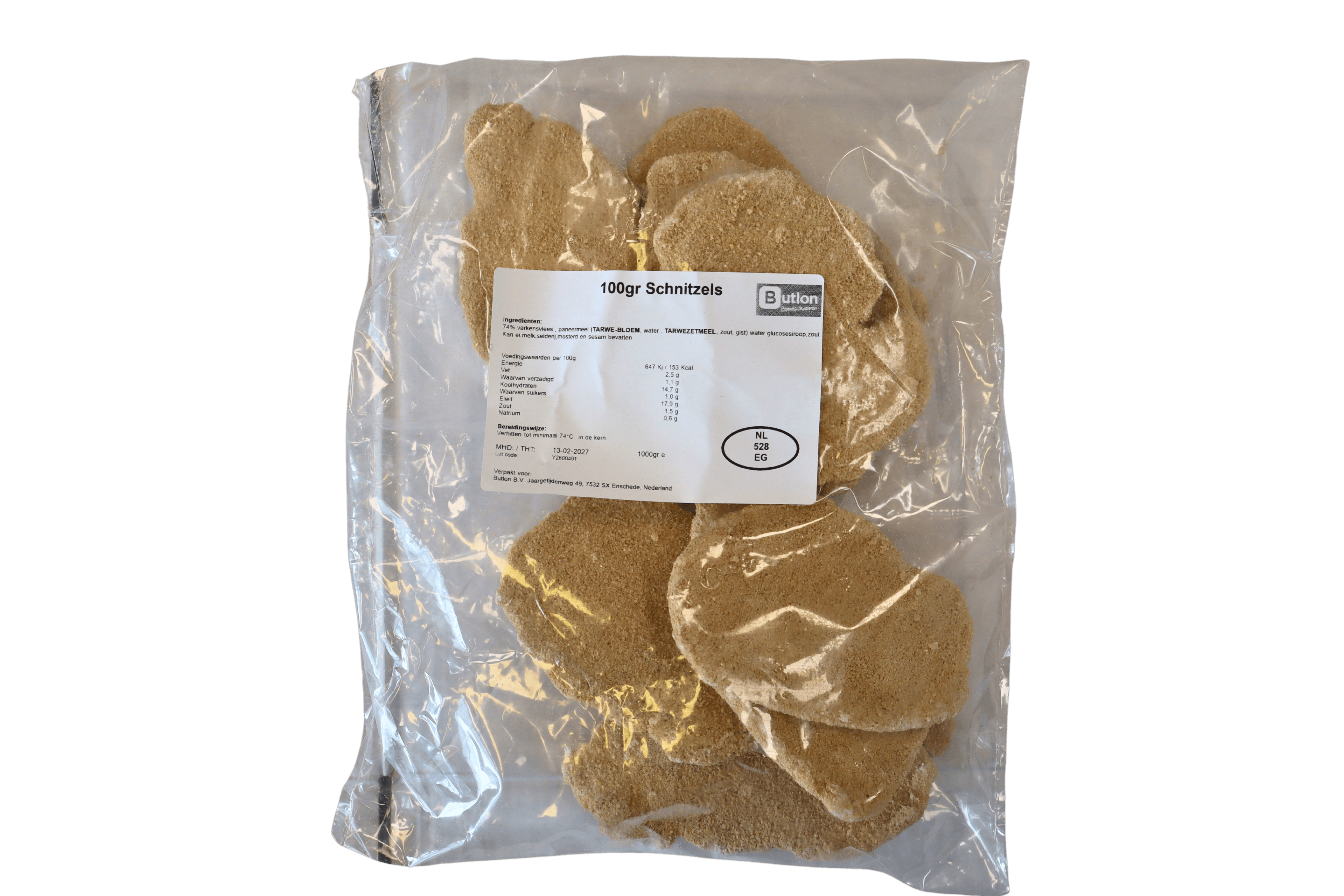 Varkensschnitzel premium 10X150g