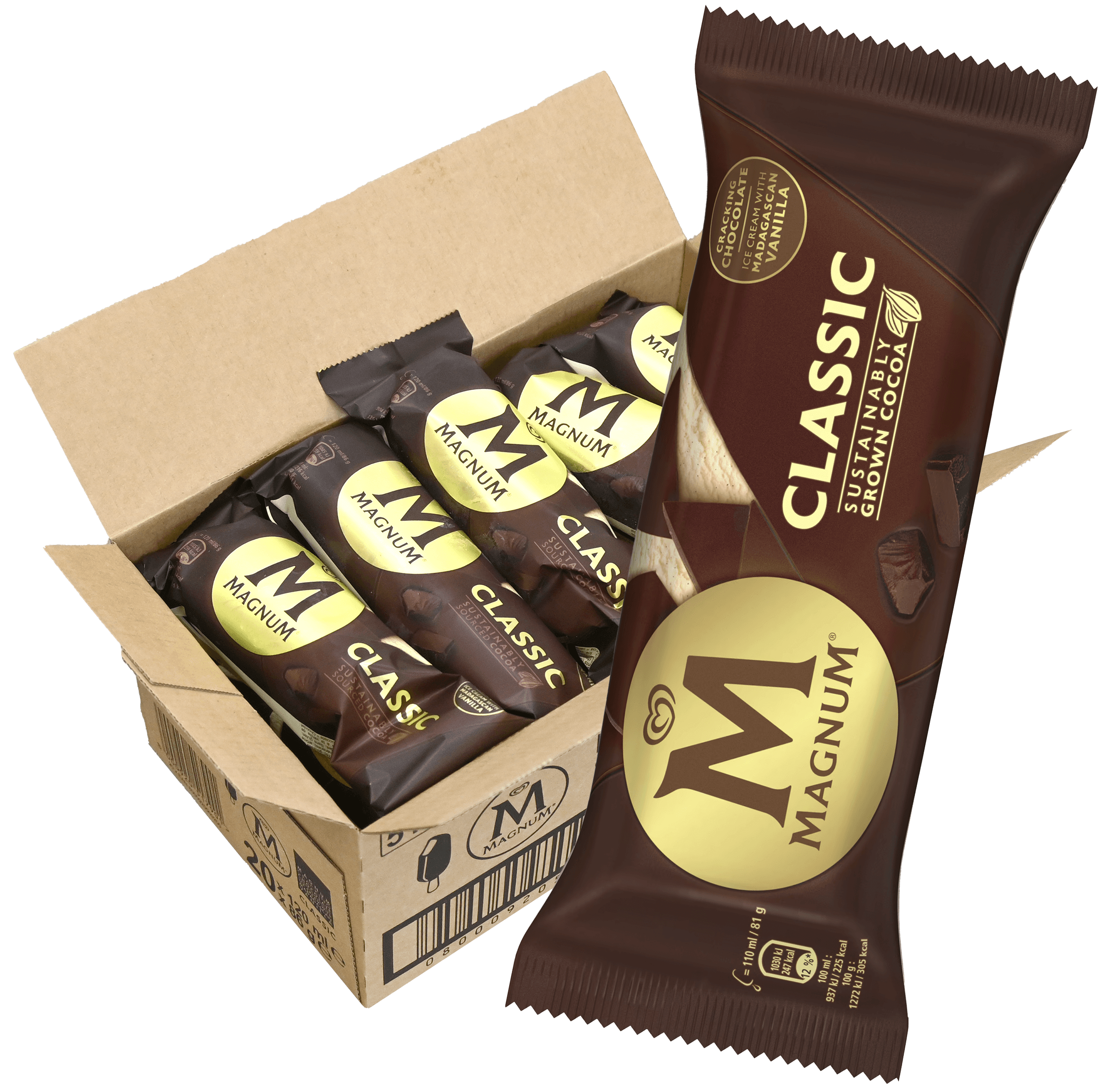 Magnum classico 20x110ml