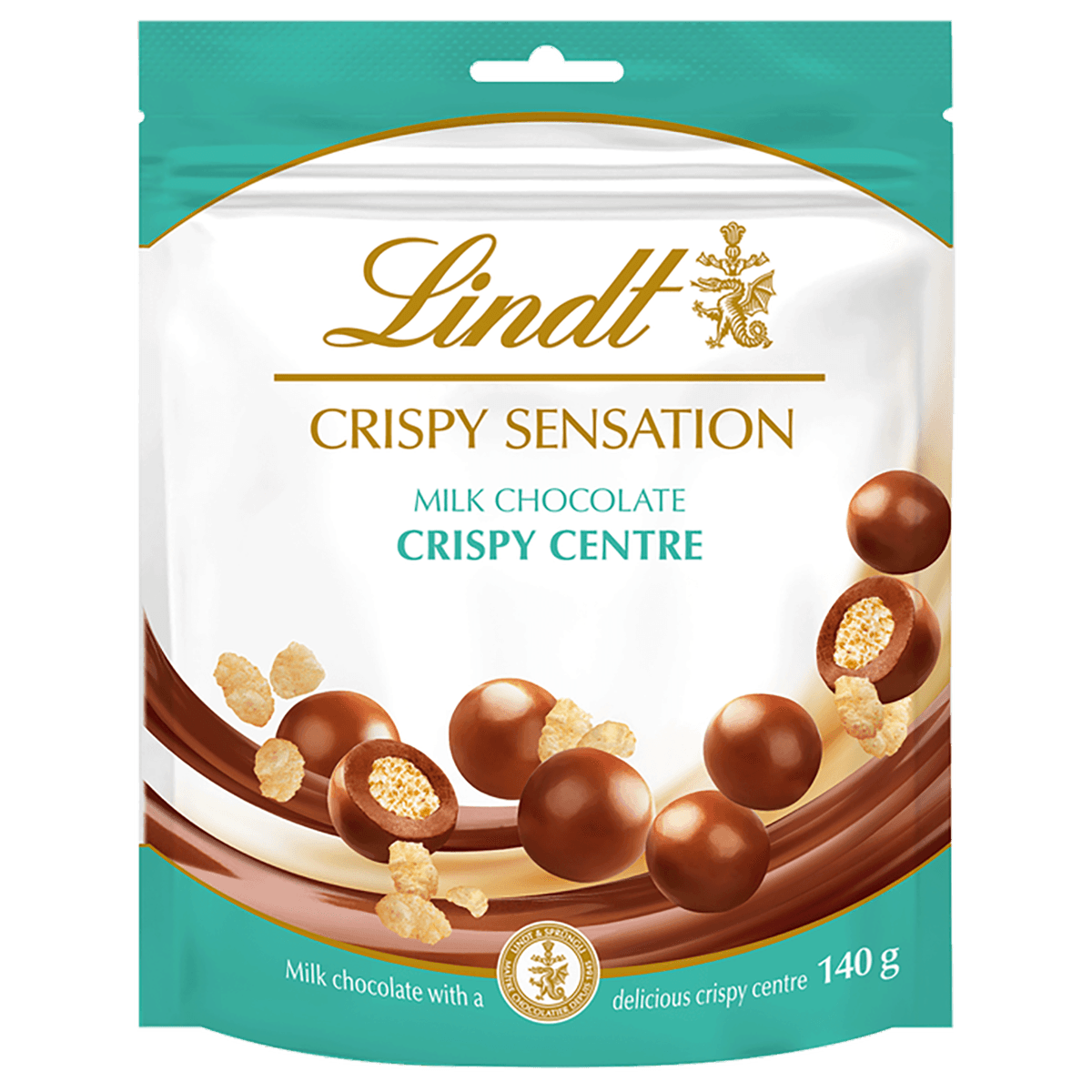 LINDt Sensation Crispy Melk 140g