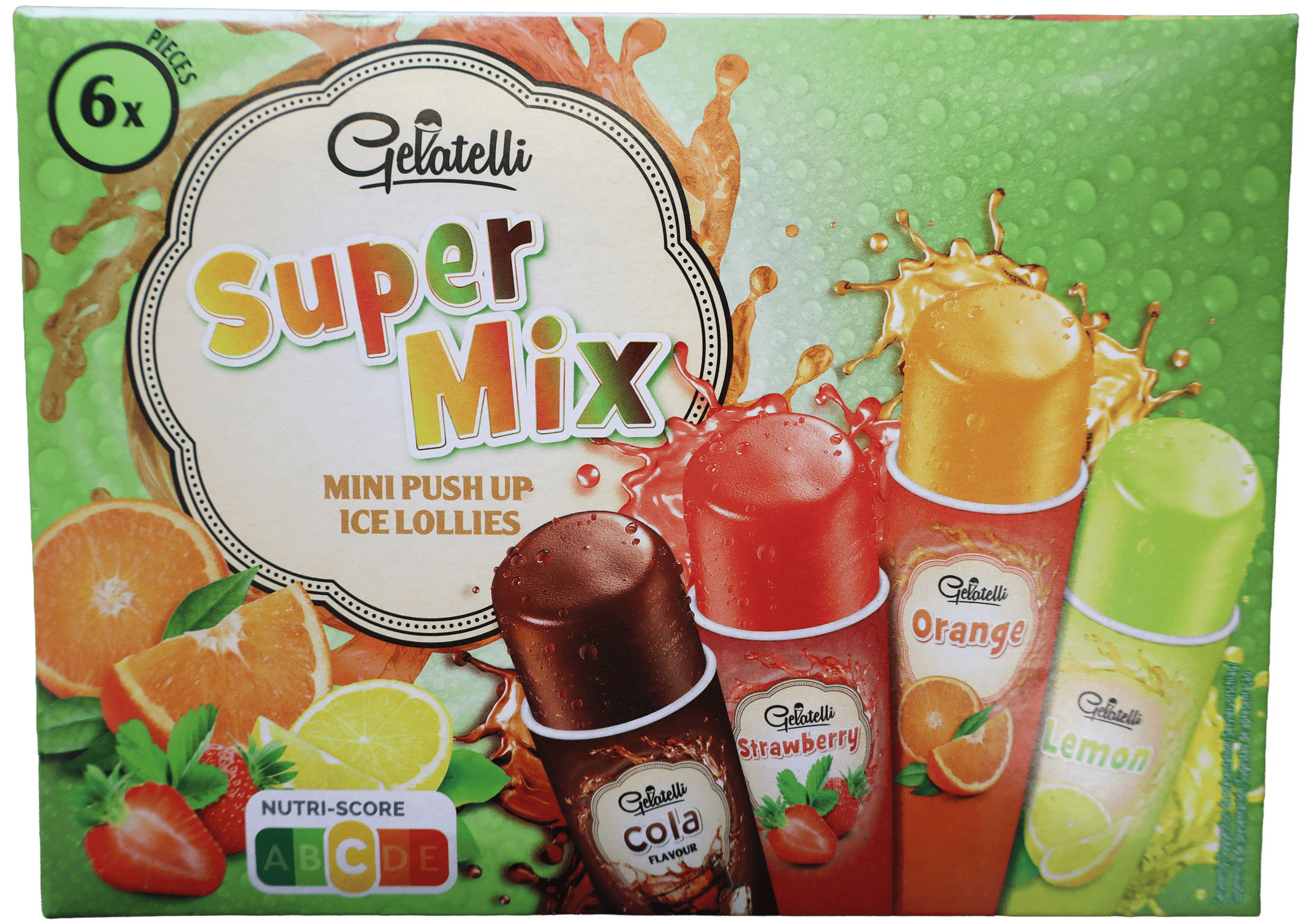 2 pakken Squeeze Mix ijsjes 6x80ml