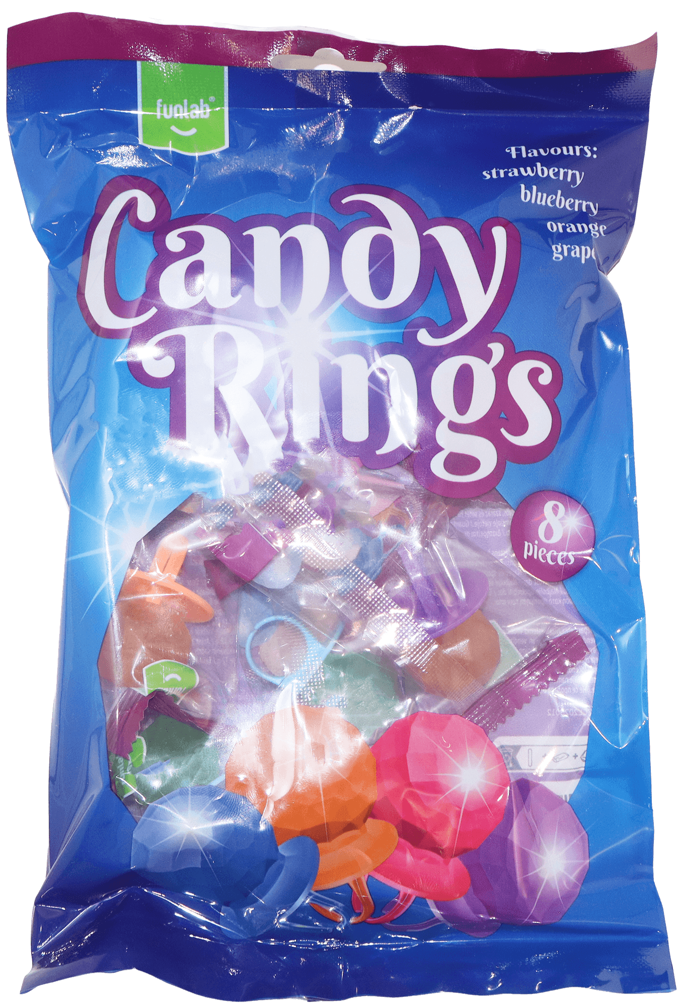 2 zakken Funlab Candy Rings 96gr