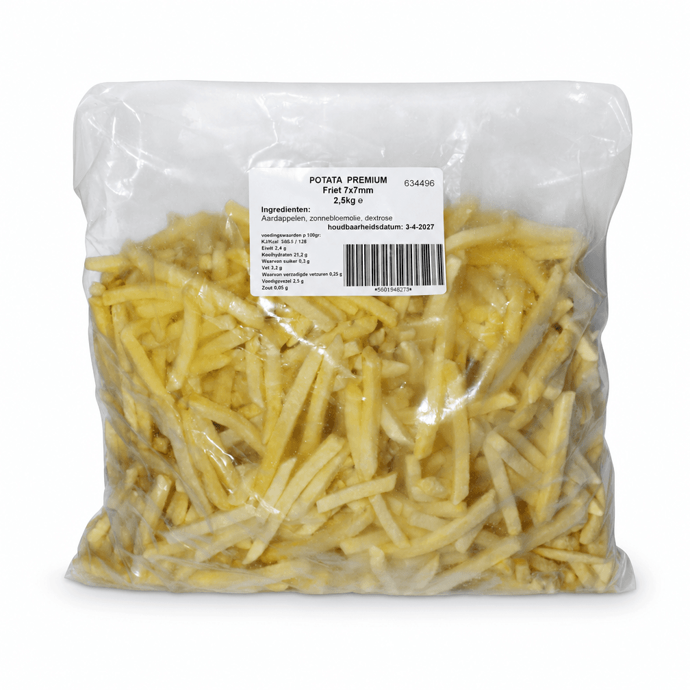 Potata premium friet 7x7mm 2,5kg