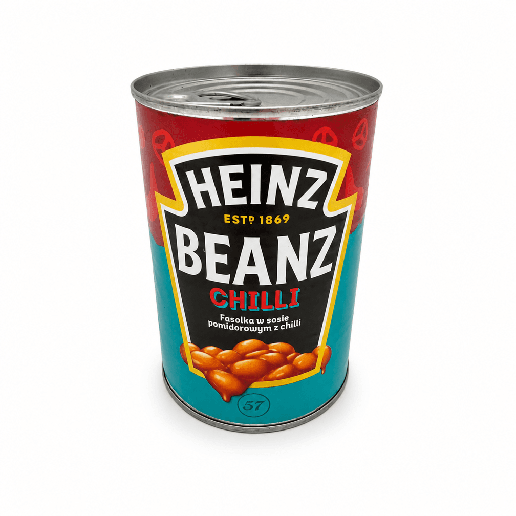 Blik Heinz Bonen in tomatensaus chili 3 x 1 blik 390g