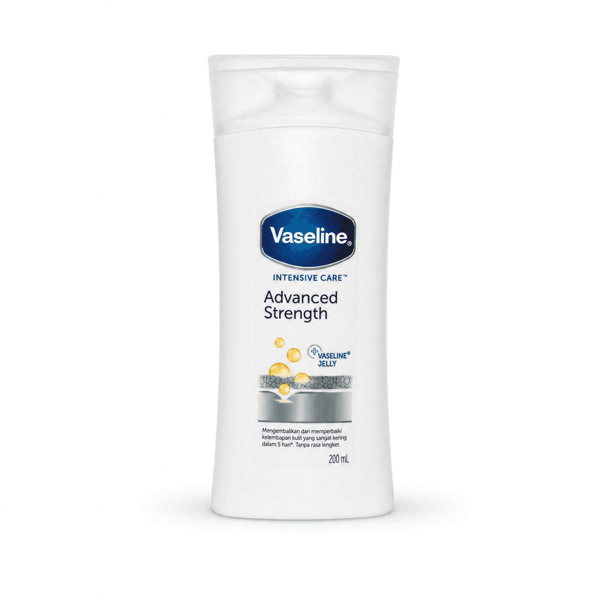 2 flessen Vaseline Body Lotion Advanced Strength 200ml