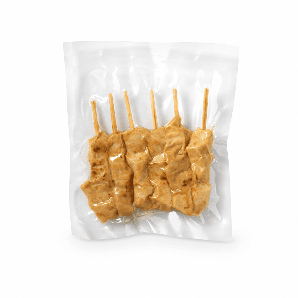 5 Pakken Kipspiesjes houtskool gegrild 6x30gr