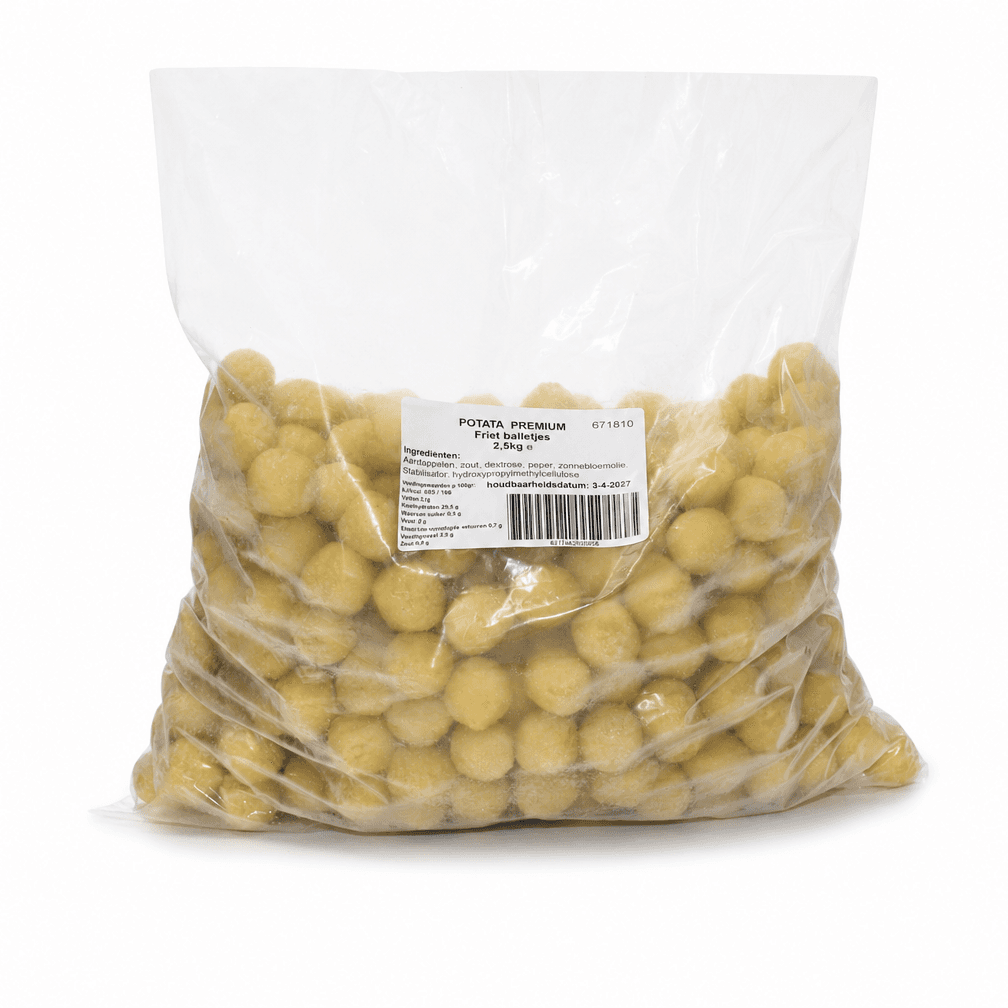 Potata premium friet balletjes 2,5kg