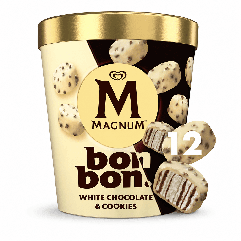 MAGNUM Bonbon Ijs White Chocolate & Cookies 204ml