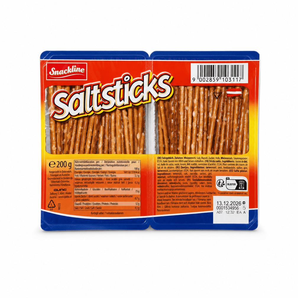 Zoute Sticks Zoute Krakelingen 200g