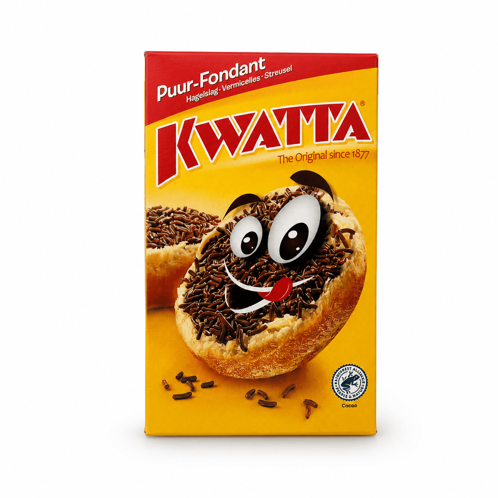 Zak Kwatta Pure Chocolade Hagelslag bruin 2 pakken