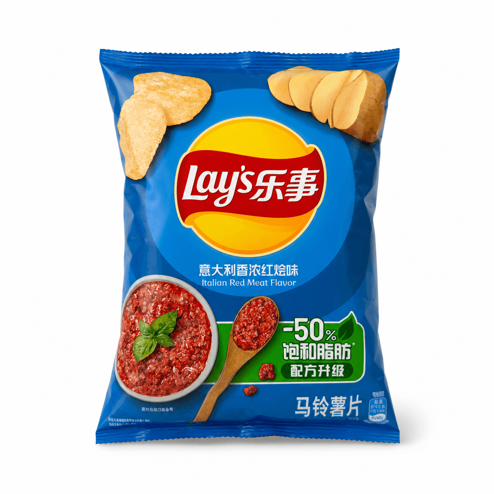 2 Zakken LAY'S Italian Bolognese chips 70g