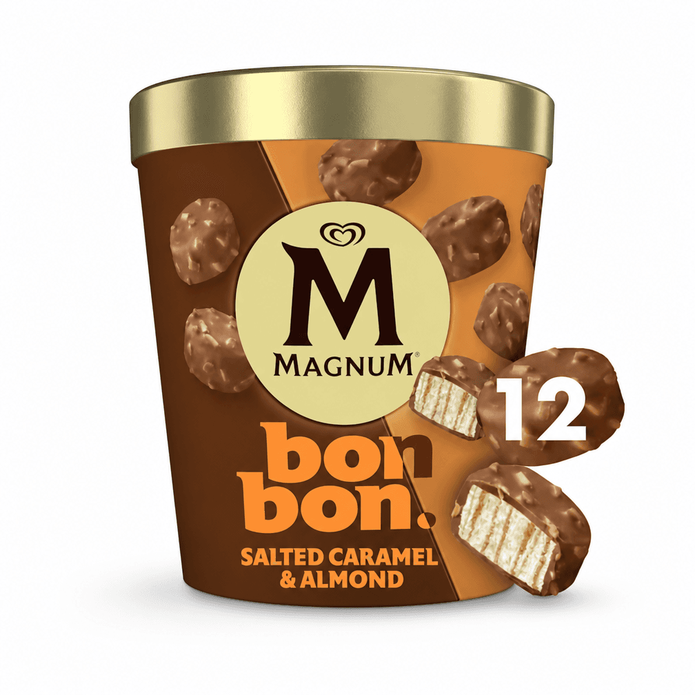 MAGNUM bonbons salted caramel & almond 204ml