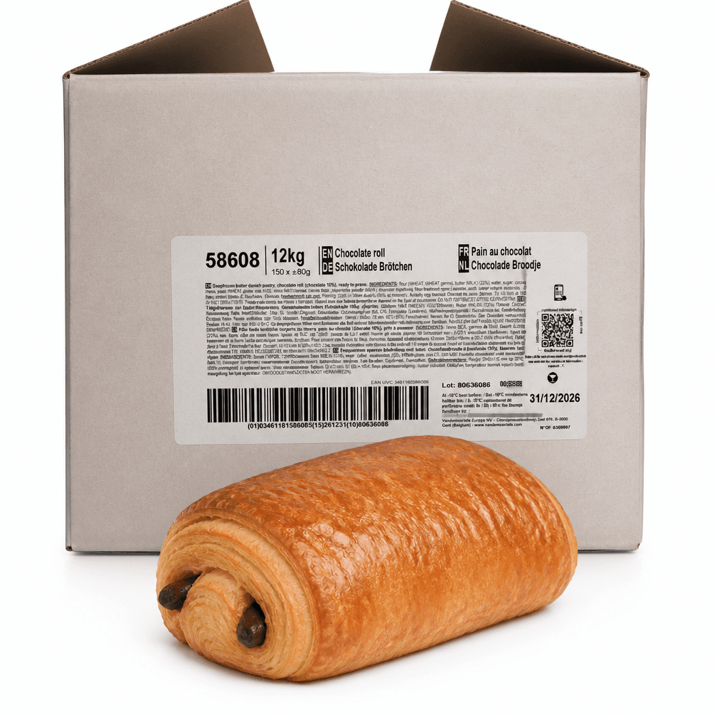 Doos Chocolade Broodje 150 x 80 gr