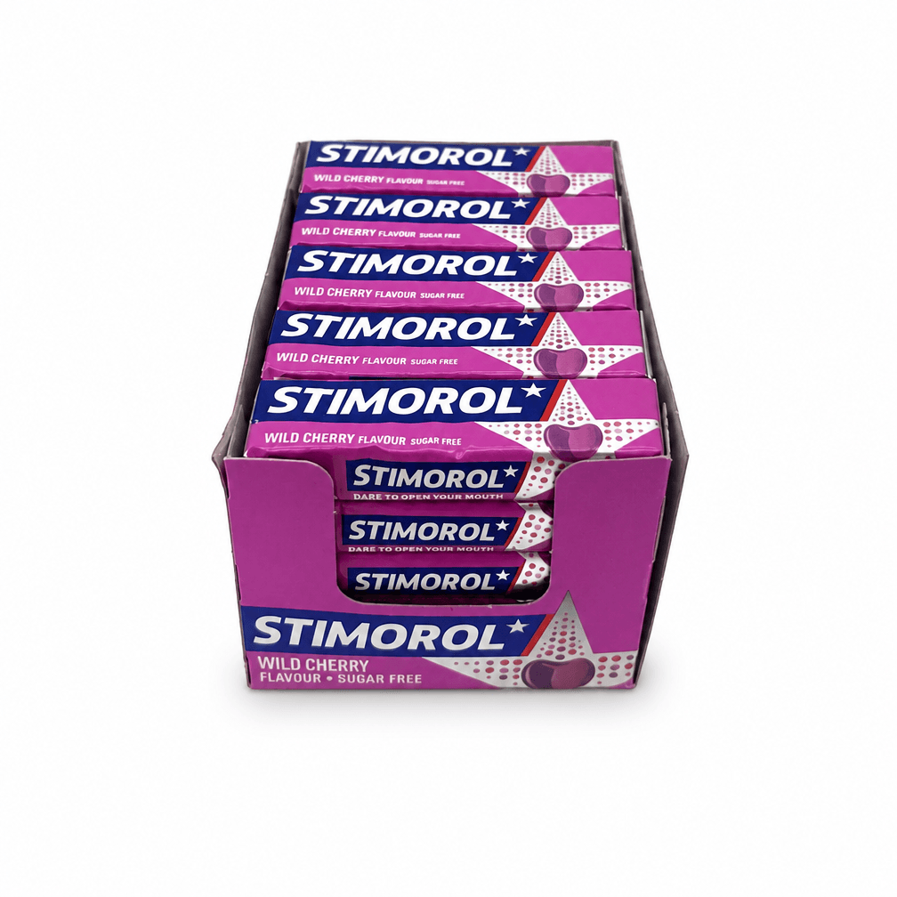 25 Pakken Stimorol Wild Cherry 14g