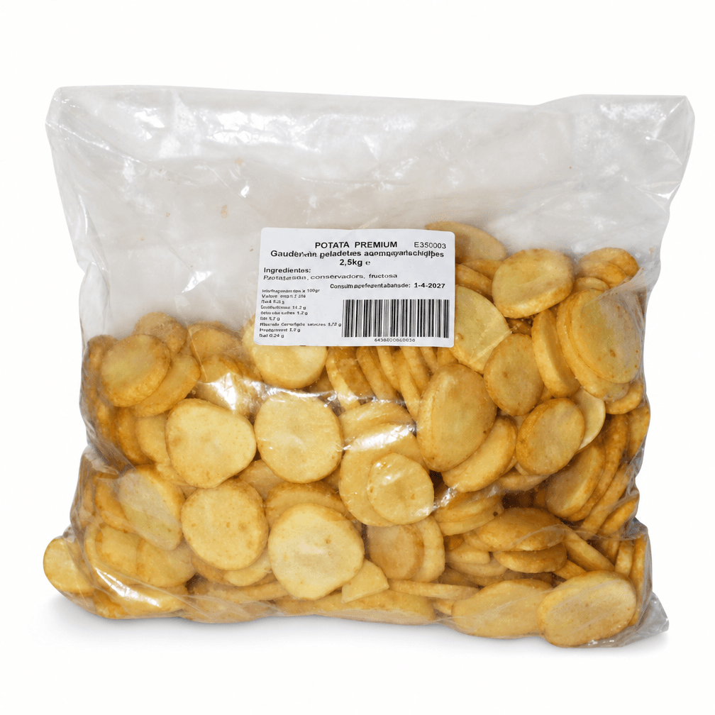 Potata premium goudbruine gebakken aardappelschijfjes 2,5kg
