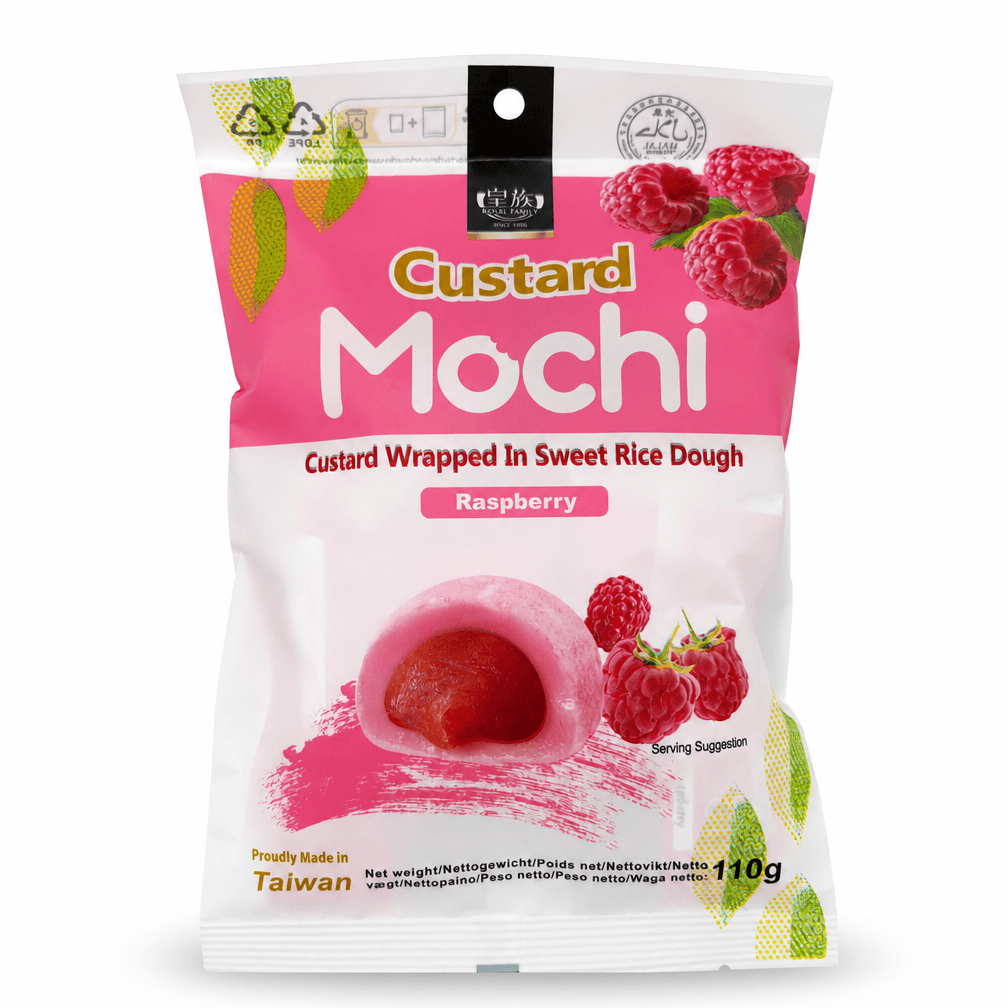 Zak Royal Family custard mochi raspberry roze 3 x 110 g